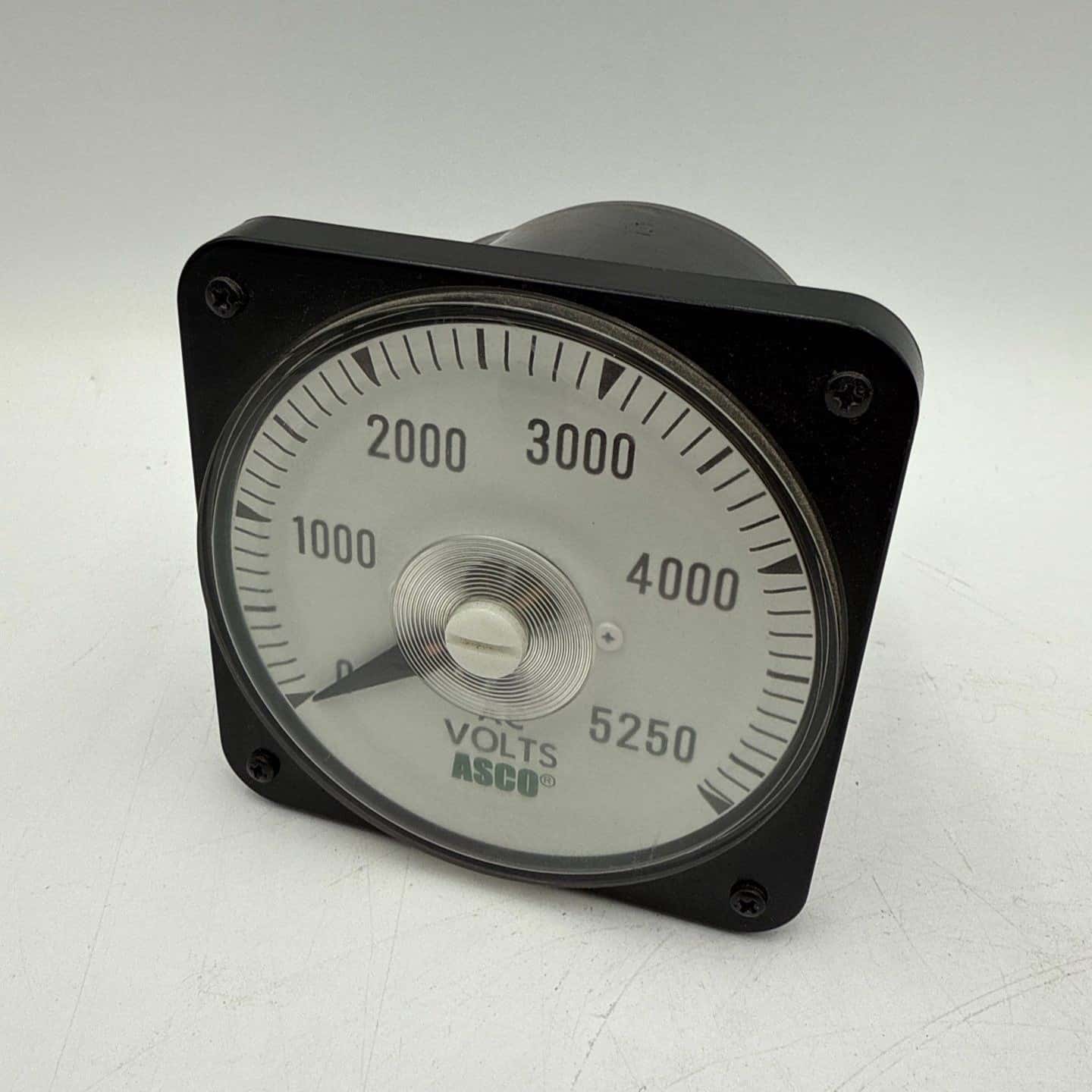 ASCO 550470-029 AB-40P Volt Meter Gauge 0-5250V AC Voltmeter