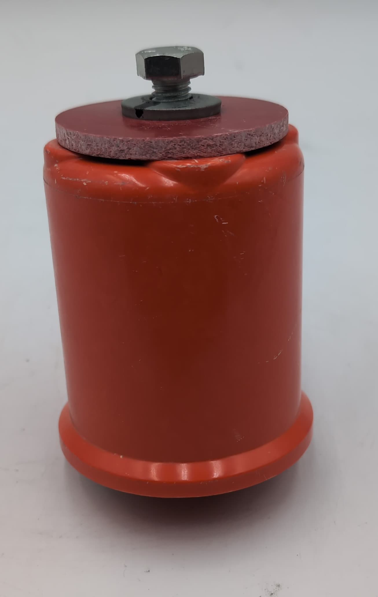 MBI Mar-Bal 4.5" Standoff Insulator Orange High-Track 7.2KV 6450 Series – image 1