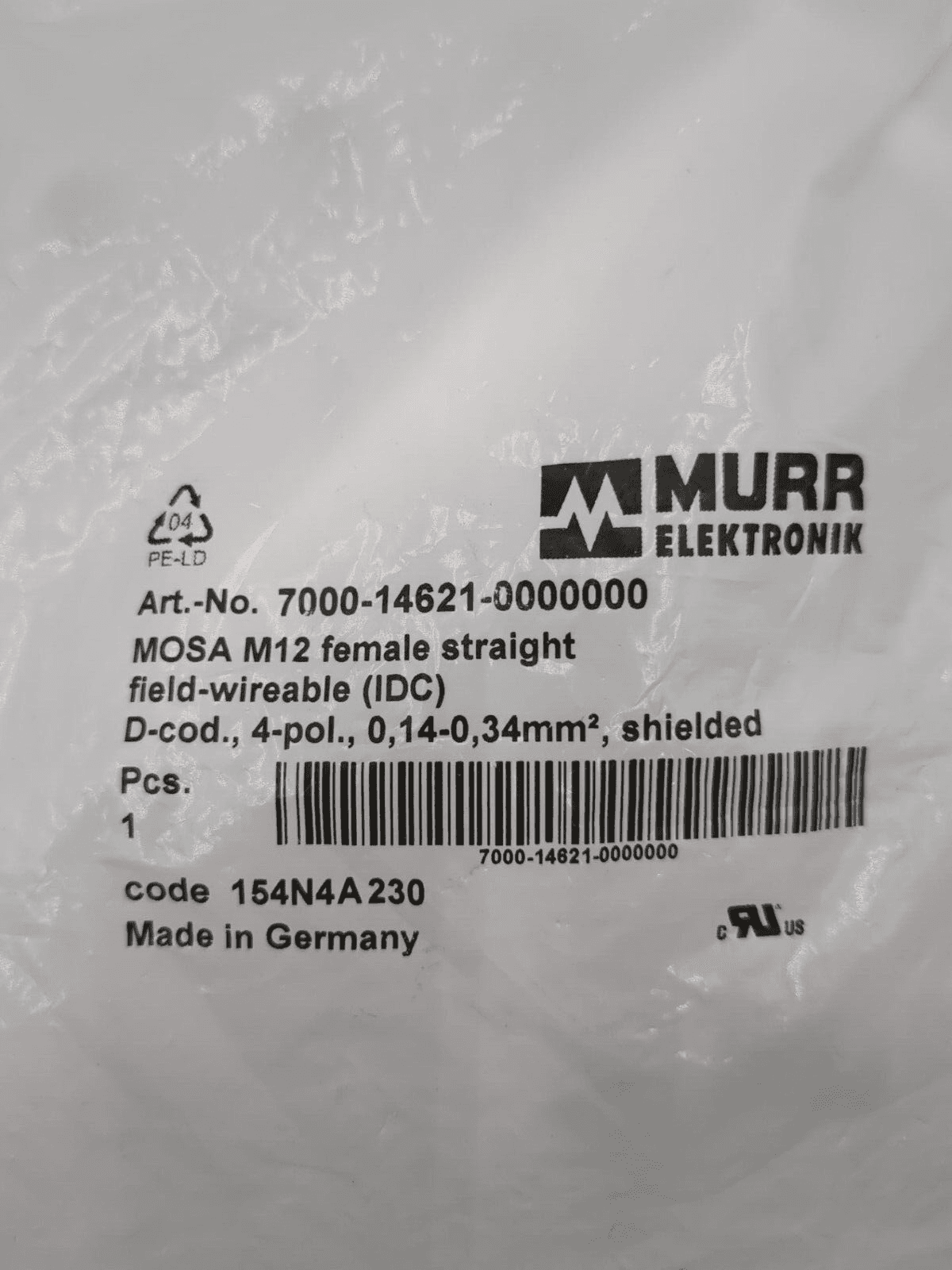 Murr Elektronik 7000-14621-0000000 Accessory — image 1 of 4