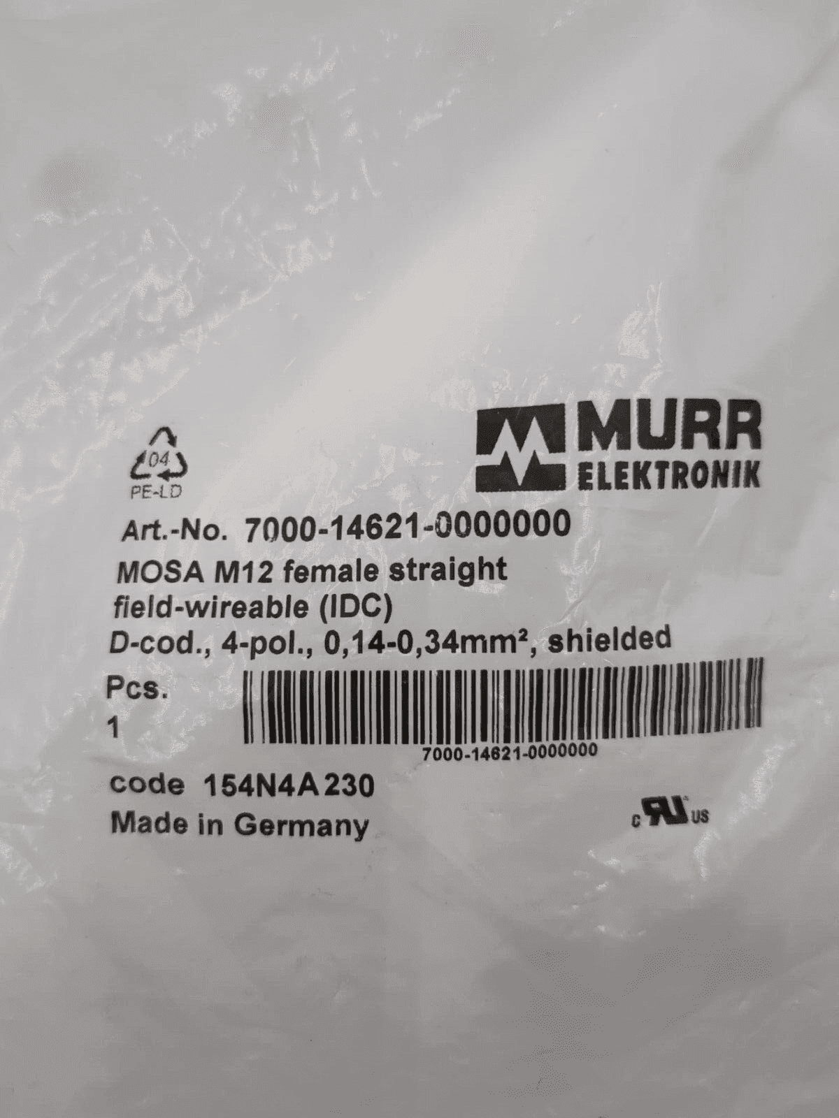 Murr Elektronik 7000-14621-0000000 Accessory — image 1 of 4