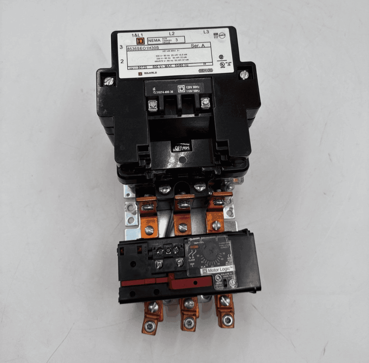 Square D 8536SEO1H30S Motor Control — image 1 of 10