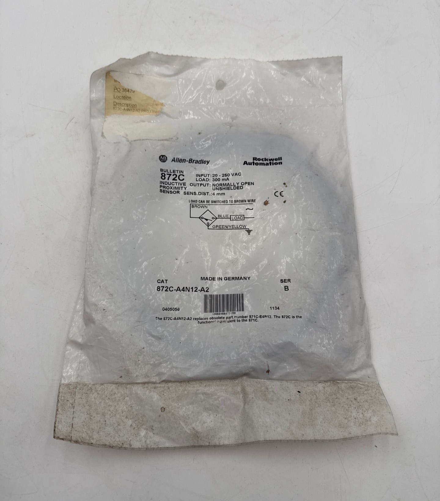 Allen-Bradley 872C-A4N12-A2 PLC — image 1 of 3