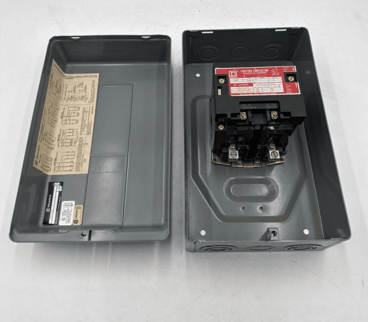 Square D 8903SPG1 Enclosed Lighting Contactor 60A 3P Coil 110/120V 8903LG30 – image 1