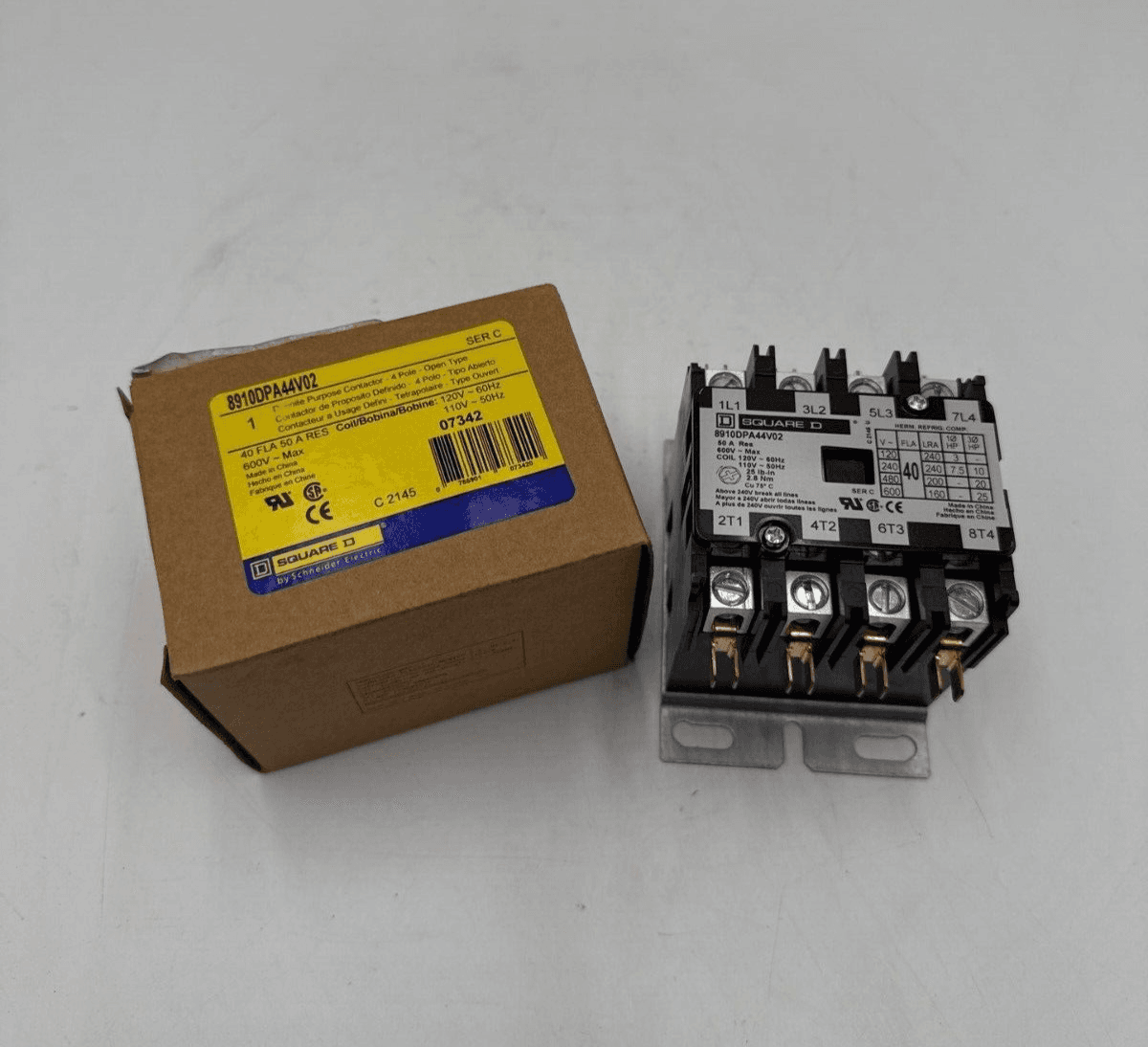 Square D 8910DPA44V02 Contactor — image 1 of 8