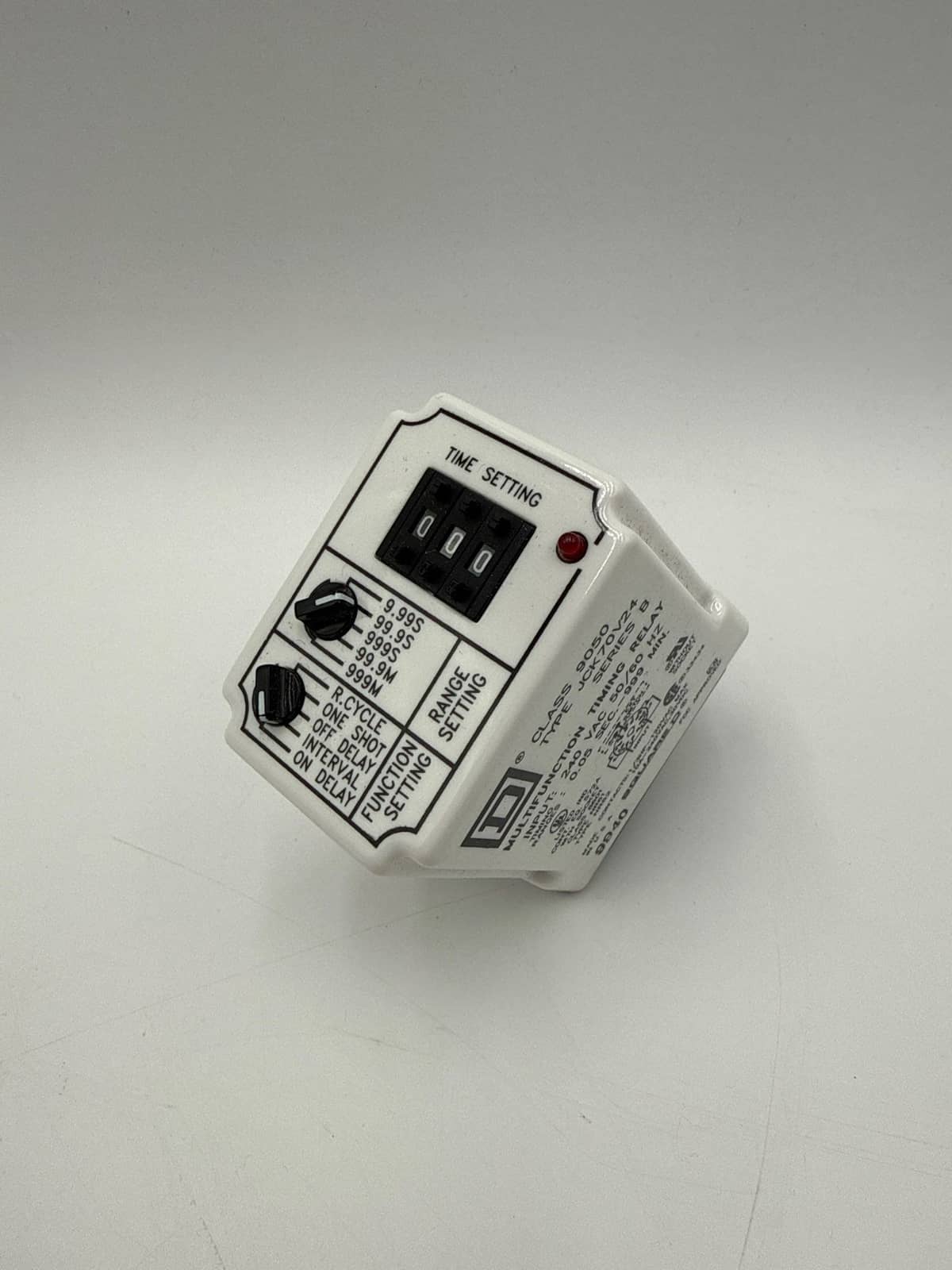 Square D 9050JCK70V24 Solid State Timing Relay 0.05sec-999hour 240V