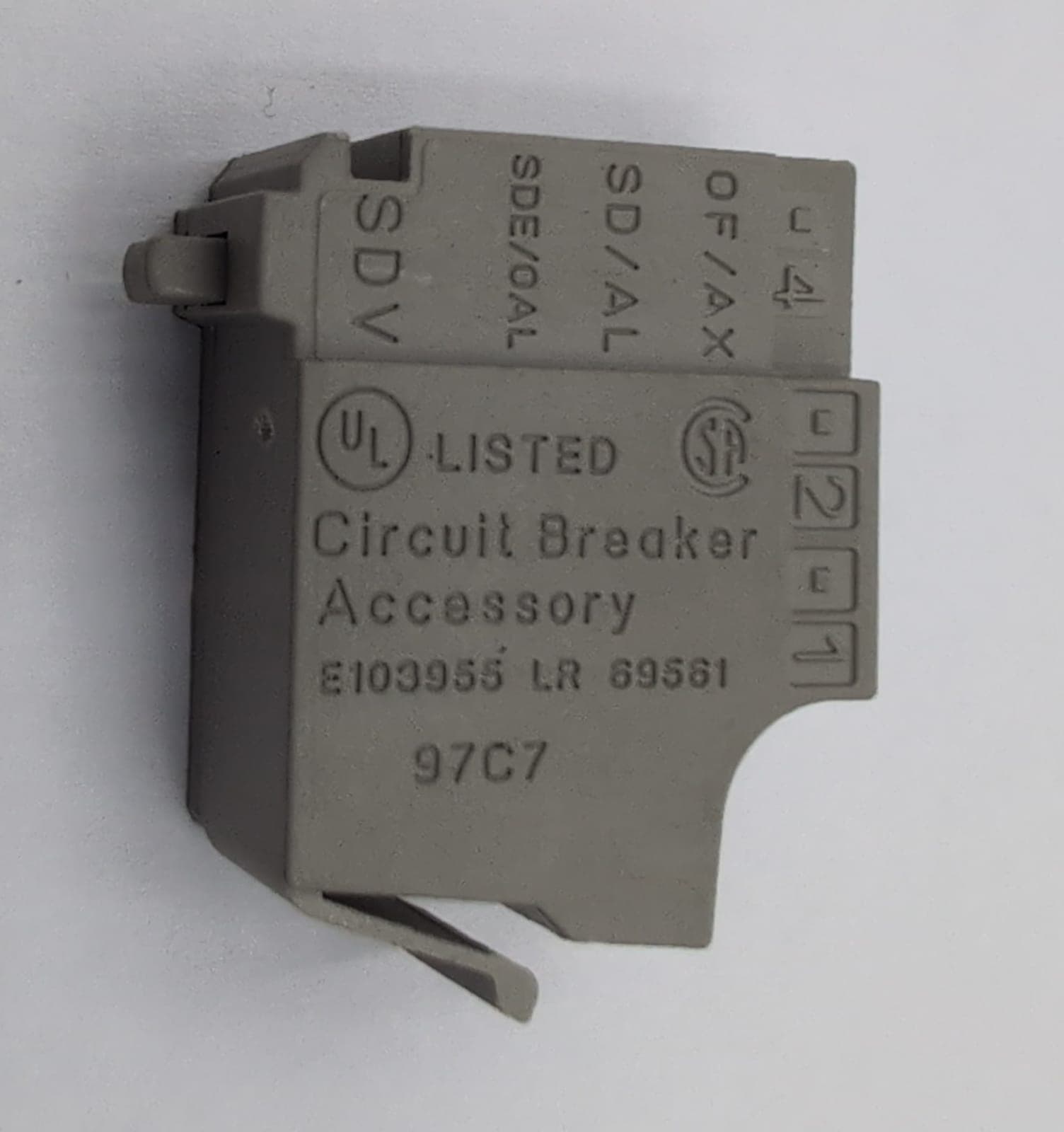 Schneider Electric 97C7 Auxiliary Contact E103955 Masterpact NW NT Powerpact J H