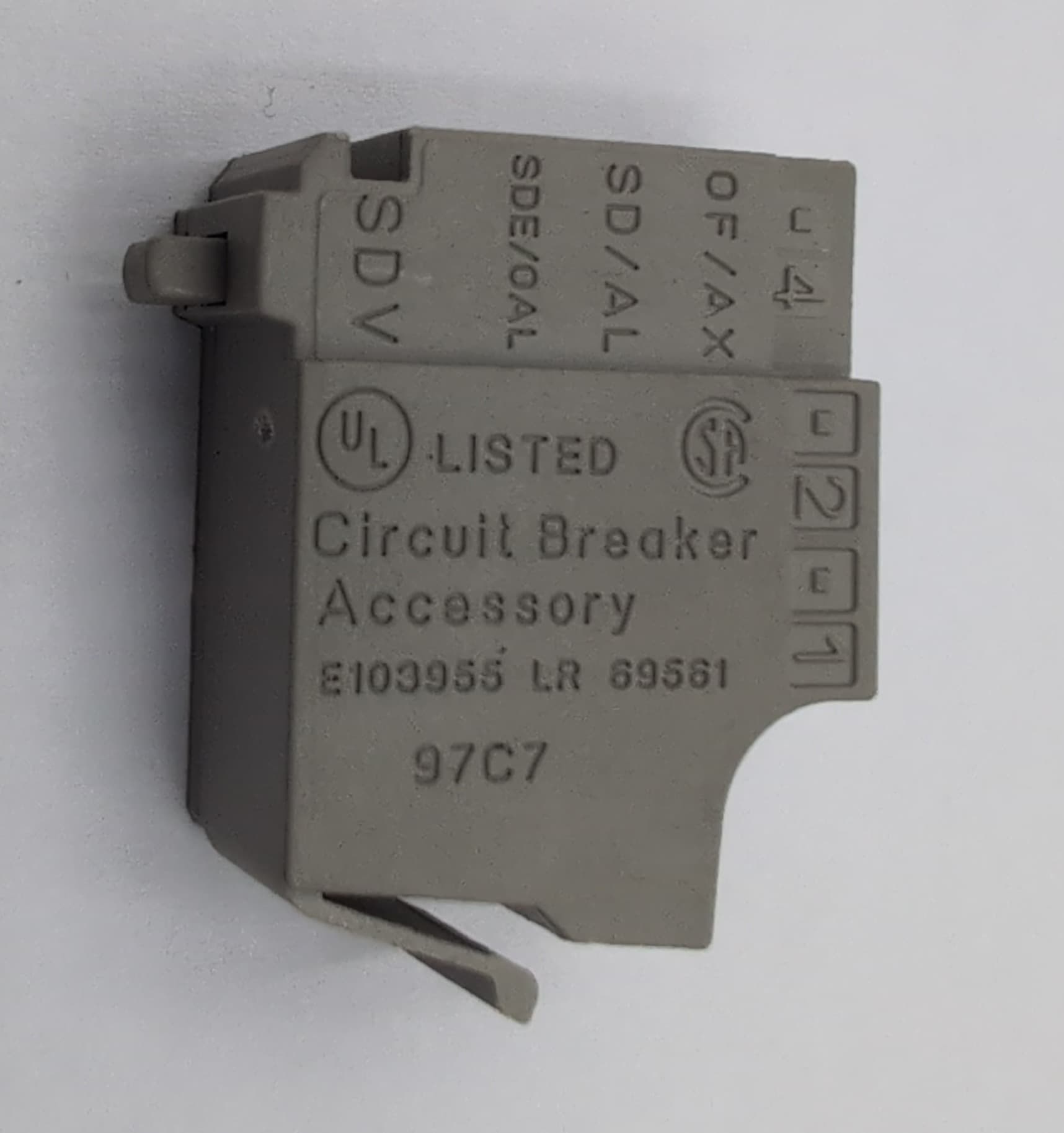 Schneider Electric 97C7 Auxiliary Contact E103955 Masterpact NW NT Powerpact J H – image 1