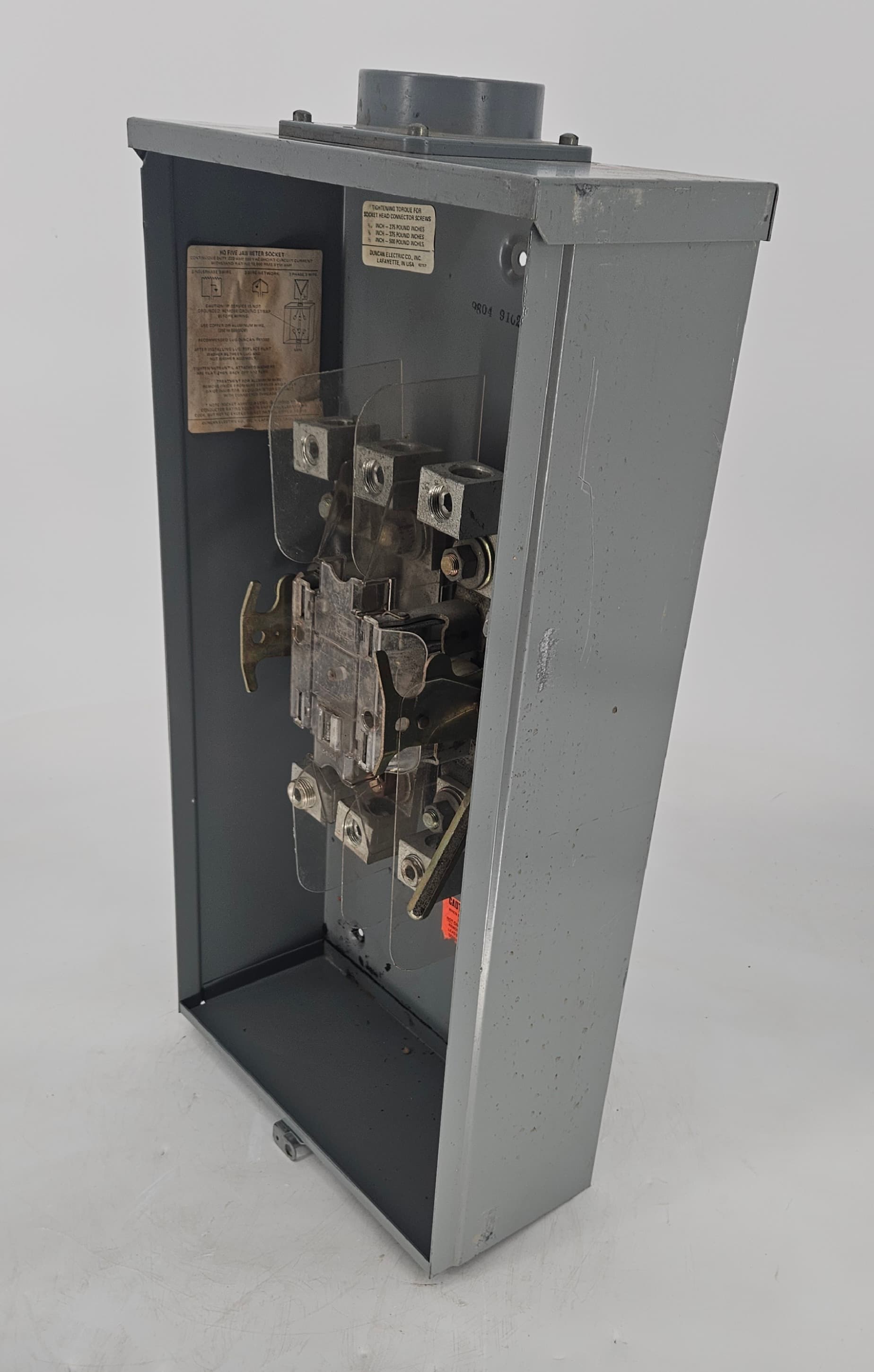 Siemens Talon 9804-9142 Meter Socket 200 Amp, 7 Jaw, 3-Phase, Lever Bypass – image 1