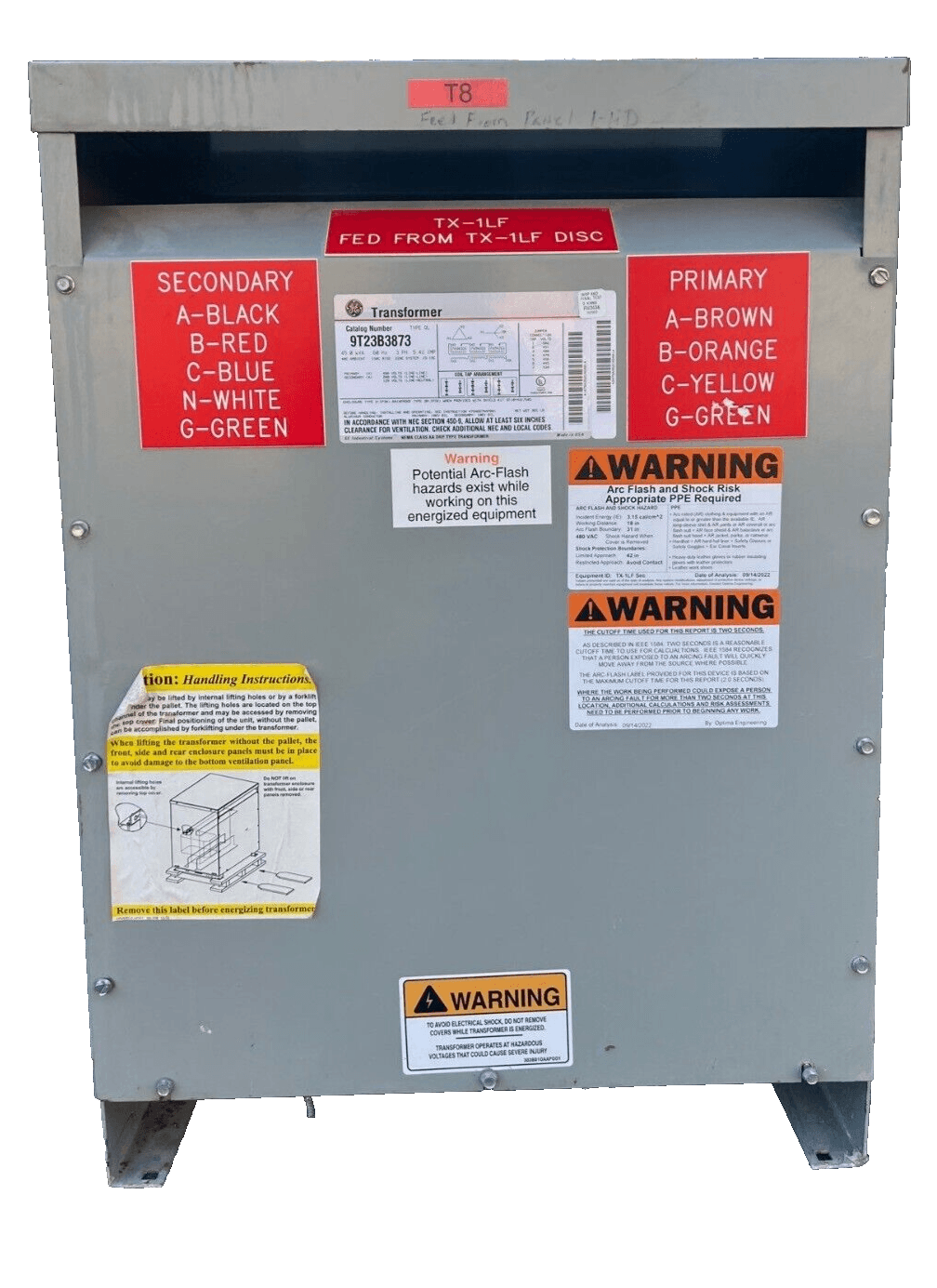 GE 9T23B3873 Dry Type Transformers — image 1 of 7