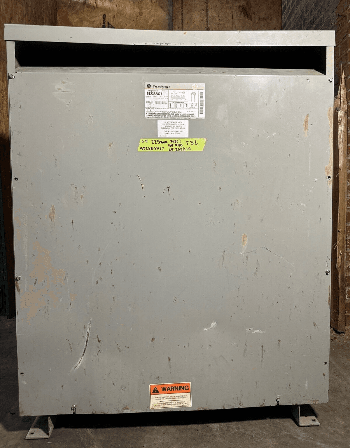 GE 9T23B3877 Dry Type Transformers — image 1 of 6