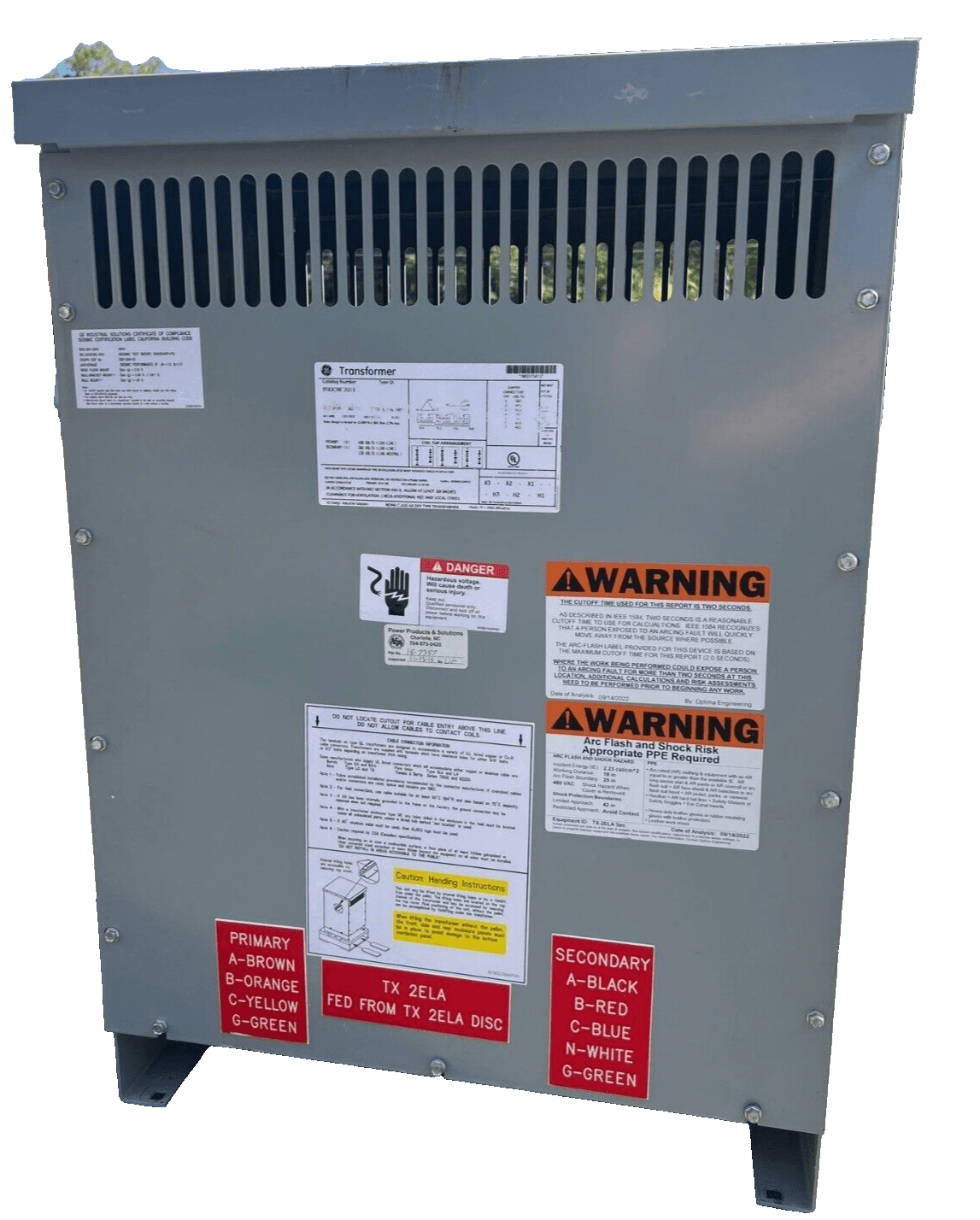 GE 9T83C9872G15 Dry Type Transformers — image 1 of 7