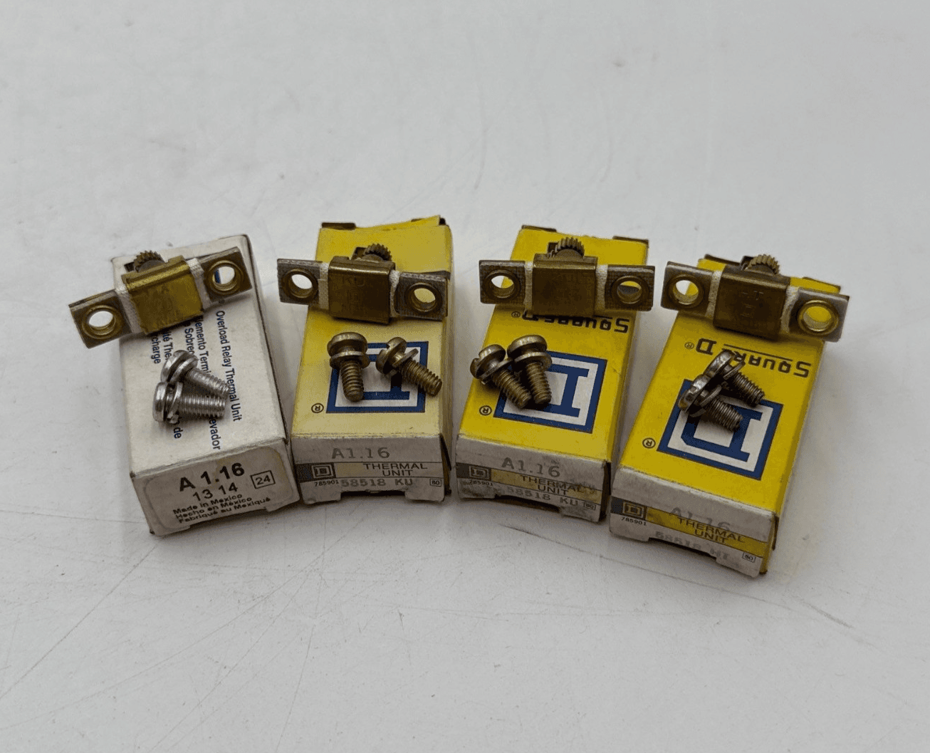 4PC Lot Square D A1.16 Thermal Overload Relay Heater Element Unit A116 4 Piece – image 1