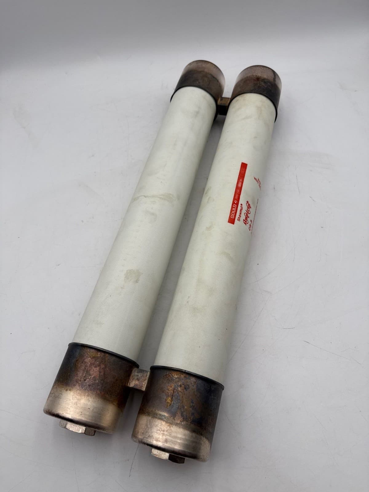 Gould A1550X200E-1D Current Limiting Power Fuse 200E Amps 15.5kV AmpTrap – image 1