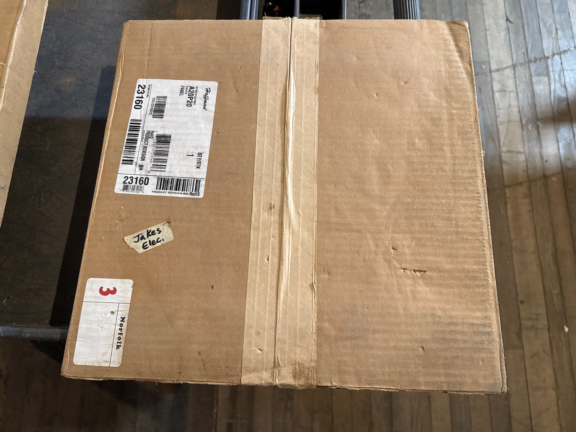 nVENT Hoffman A20P20 Panel for Type 3R 4 4X 12 13 Enclosure fits 20x20 White – image 1