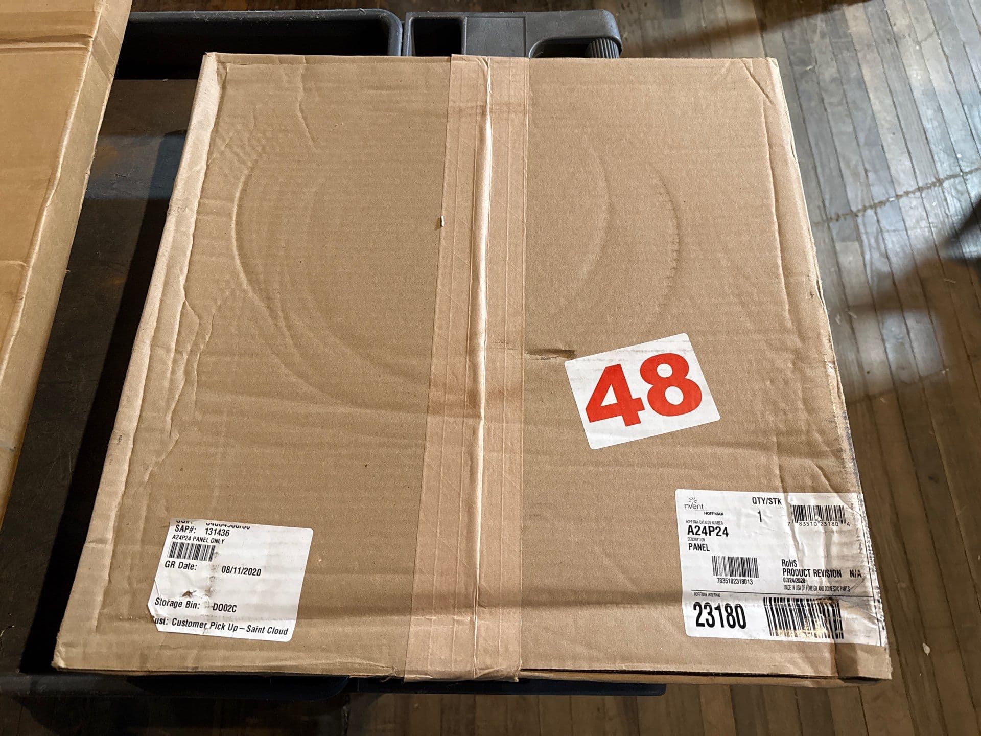 nVENT Hoffman A24P24 Panel for Type 3R 4 4X 12 13 Enclosure fits 24x24 White – image 1