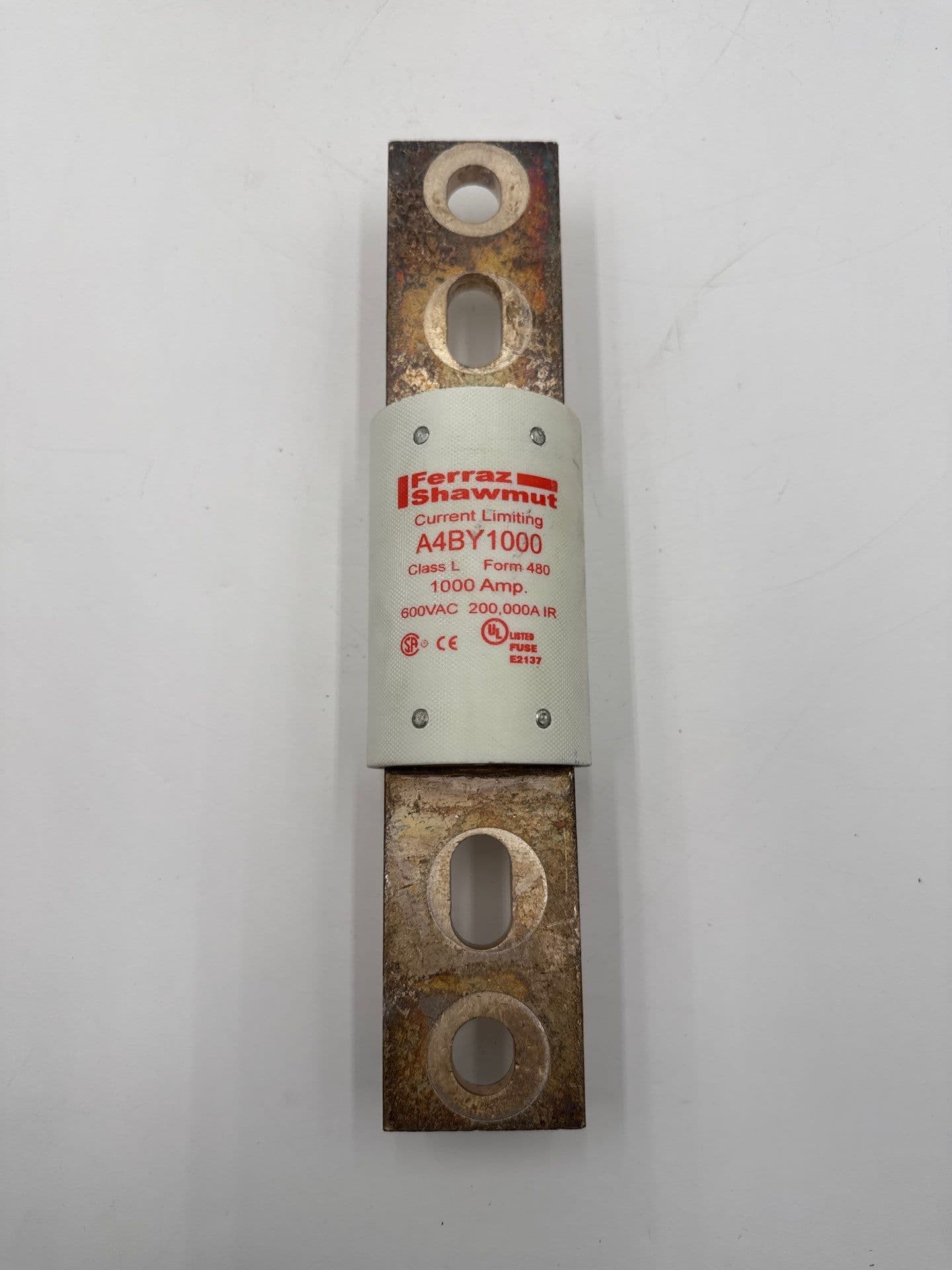 Ferraz Shawmut A4BY1000 Fuse 1000A 600V Class L 1000 Amp Current Limiting – image 1