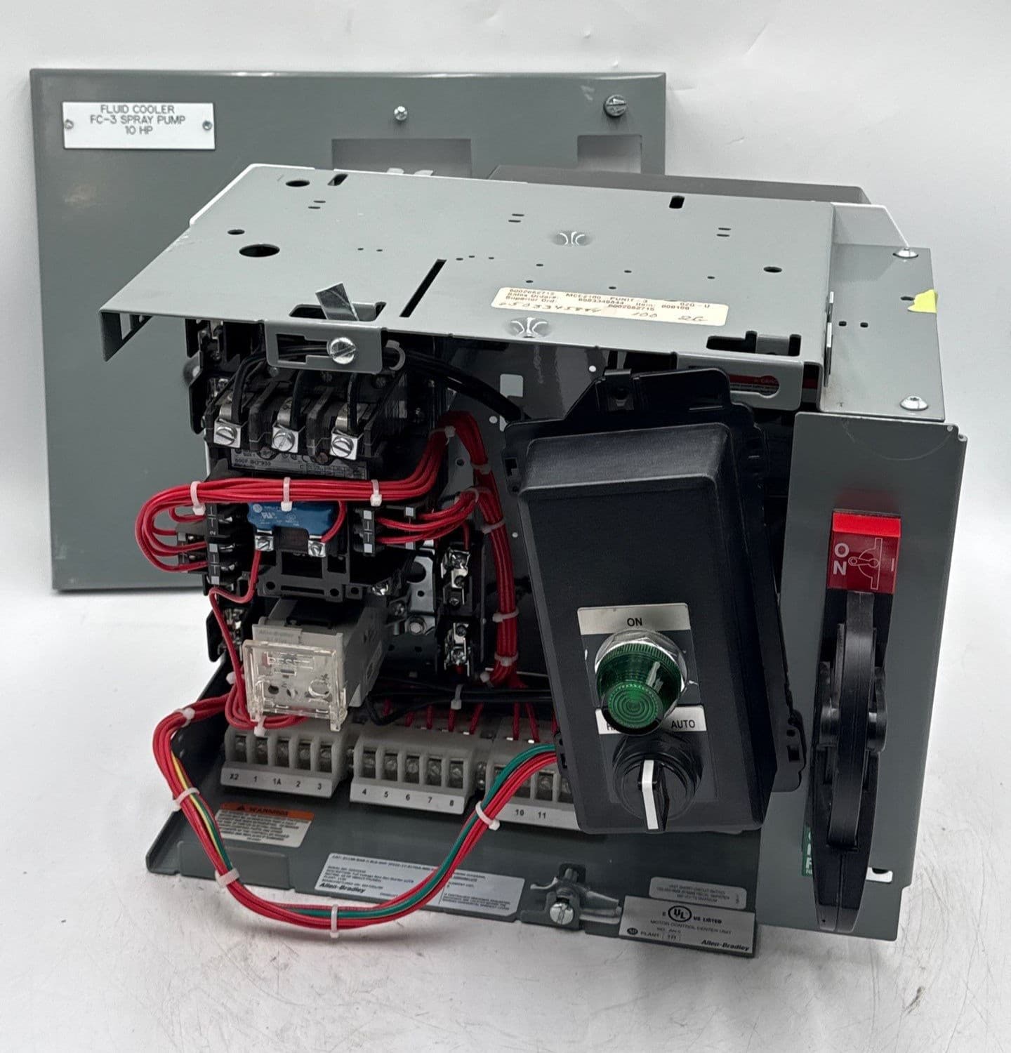 Allen Bradley 2100 12" 30A MCC Combo Bucket Size 1 Starter 500F-BOD930 – image 1