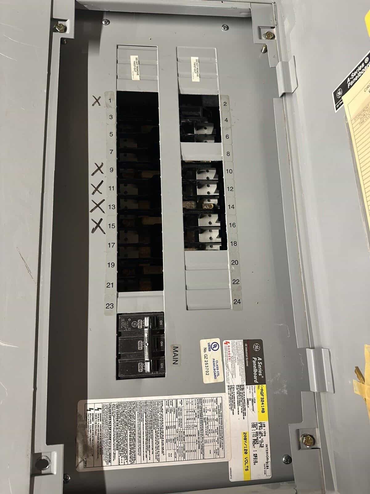 GE AQF3421AB Panel — image 1 of 10
