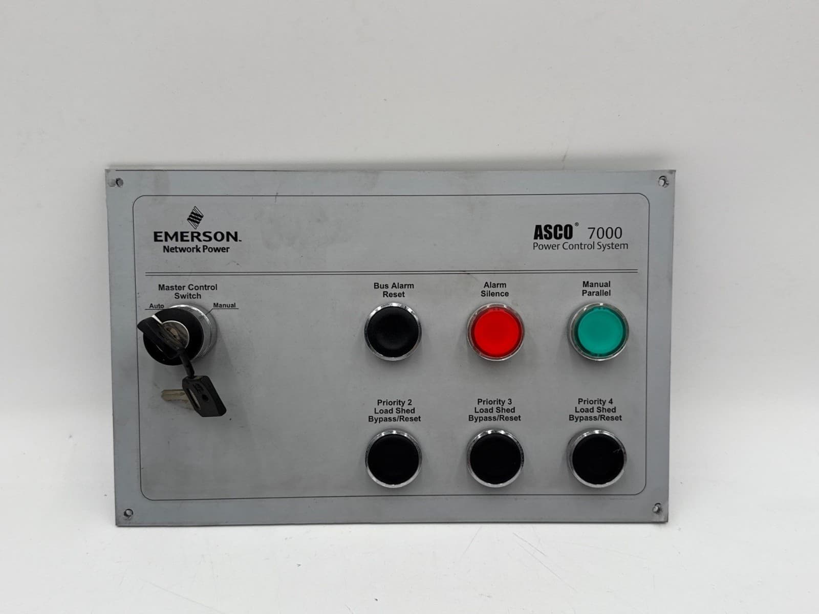 ASCO 7000 Power Control System Emerson Network Power Board with Keys – image 1