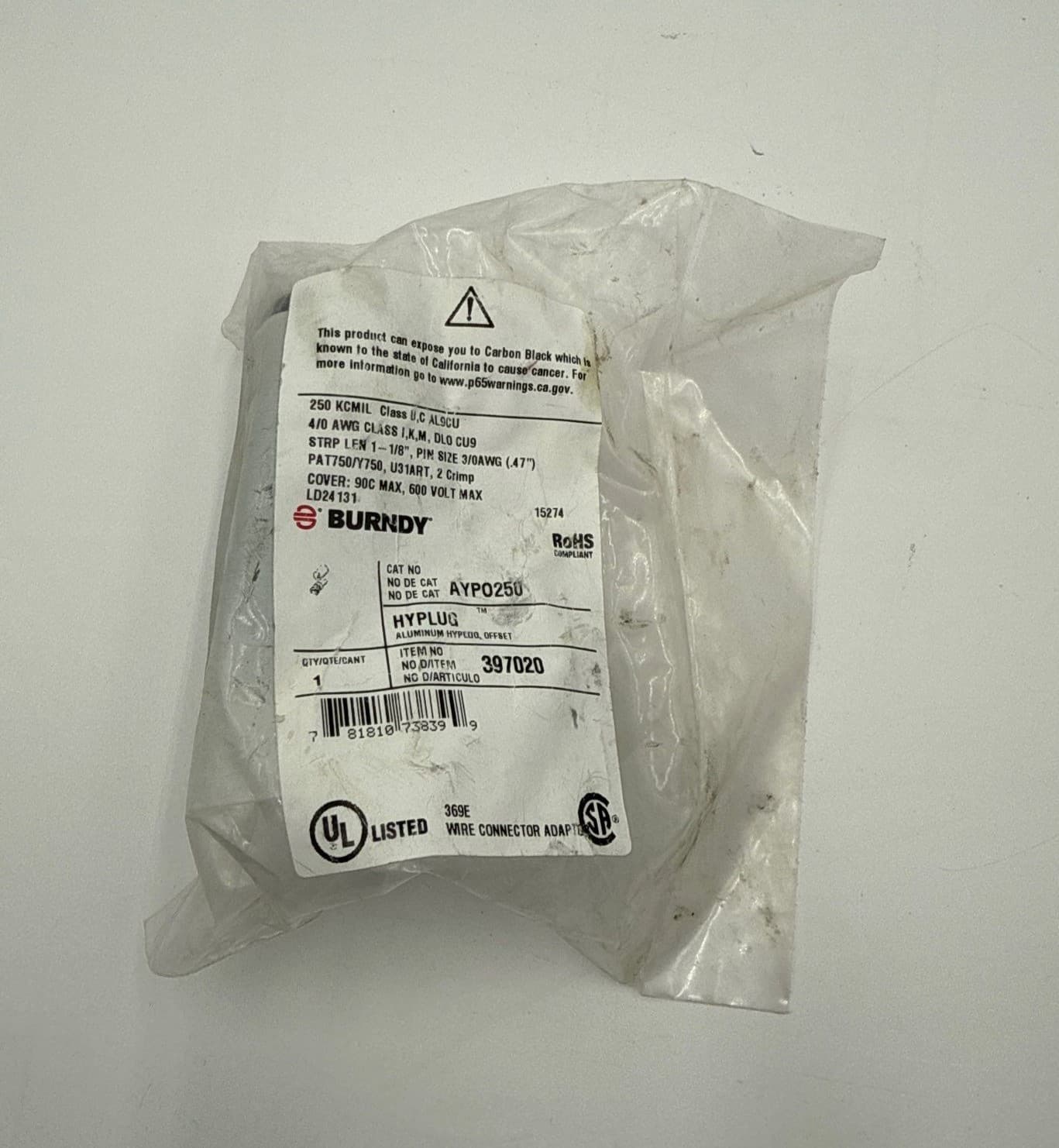 Burndy AYPO250 Accessory — image 1 of 5