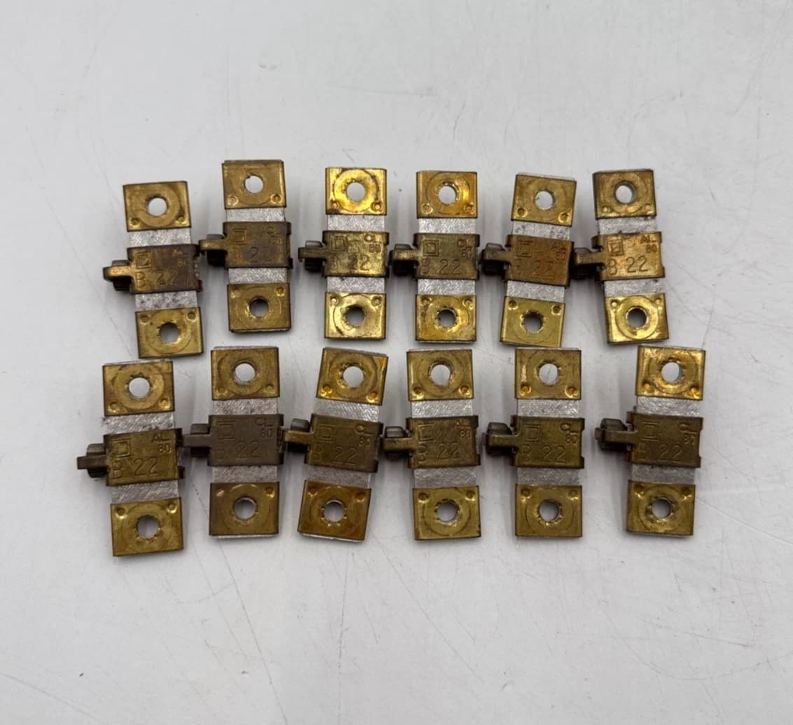 12PC Lot Square D B.22 Thermal Overload Heater Element Rated for 12-18 Amp B22 – image 1