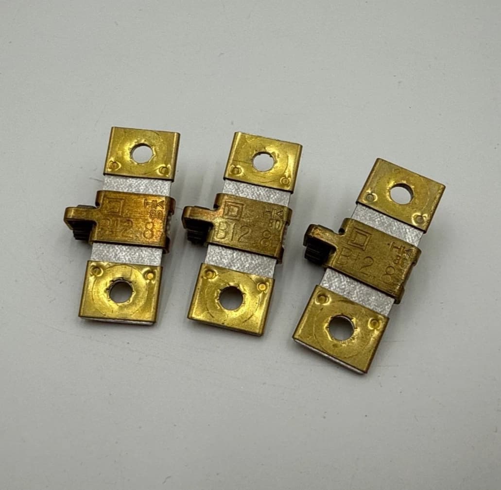 3PC Lot Square D B12.8 Thermal Overload Heater Element Unit B128 8.14-10.4 Amp – image 1