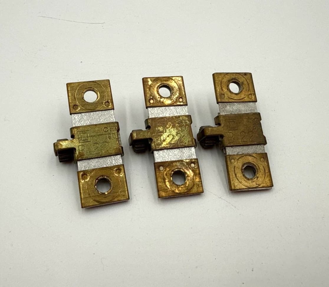 3PC Lot Square D B22 Thermal Overload Heater Element Unit B.22 12-18 Amp – image 1