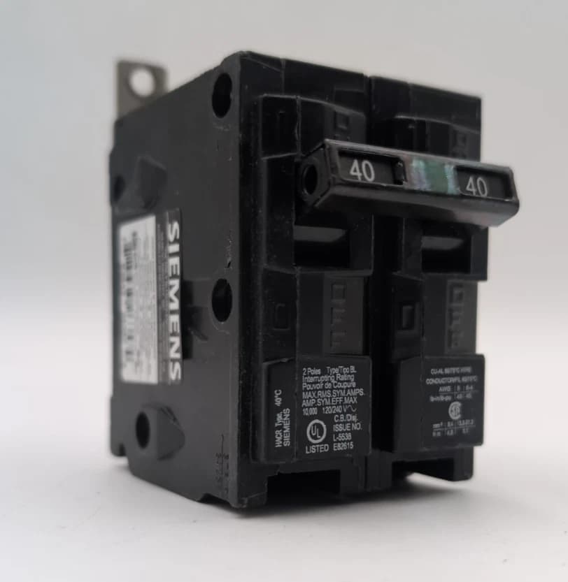 Siemens B240 Circuit Breaker 40A 240V 2P Type BL Bolt On 40 Amp 2 Pole BL240 NEW – image 1
