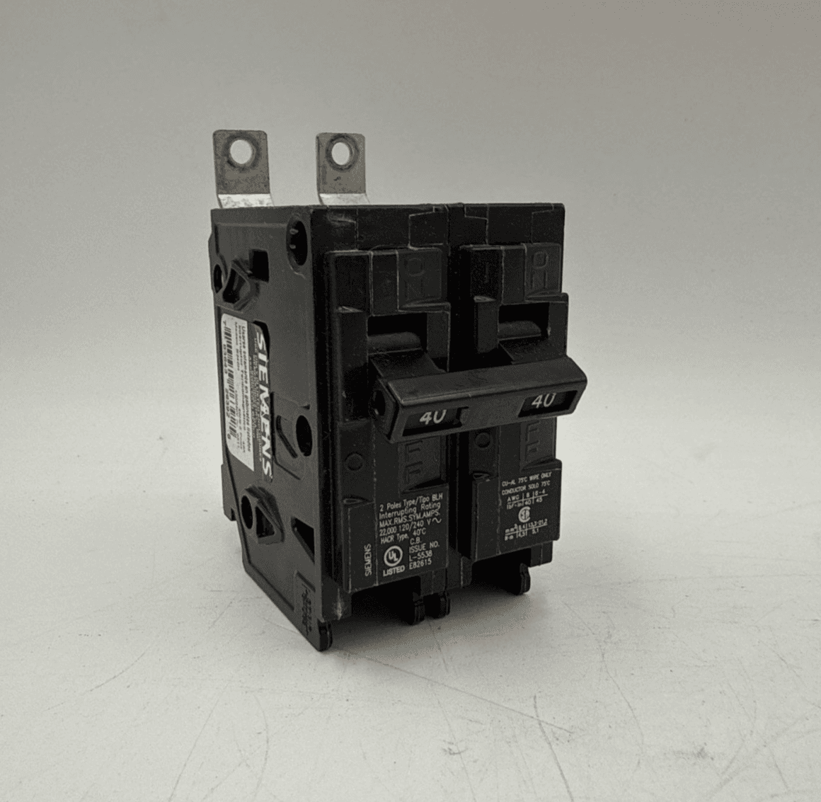 Siemens B240H Circuit Breaker — image 1 of 7
