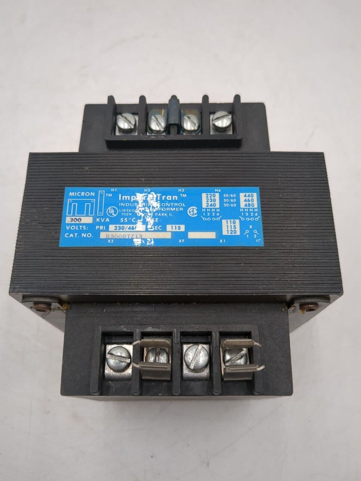 Micron B300BTZ13 Control Transformer — image 1 of 6