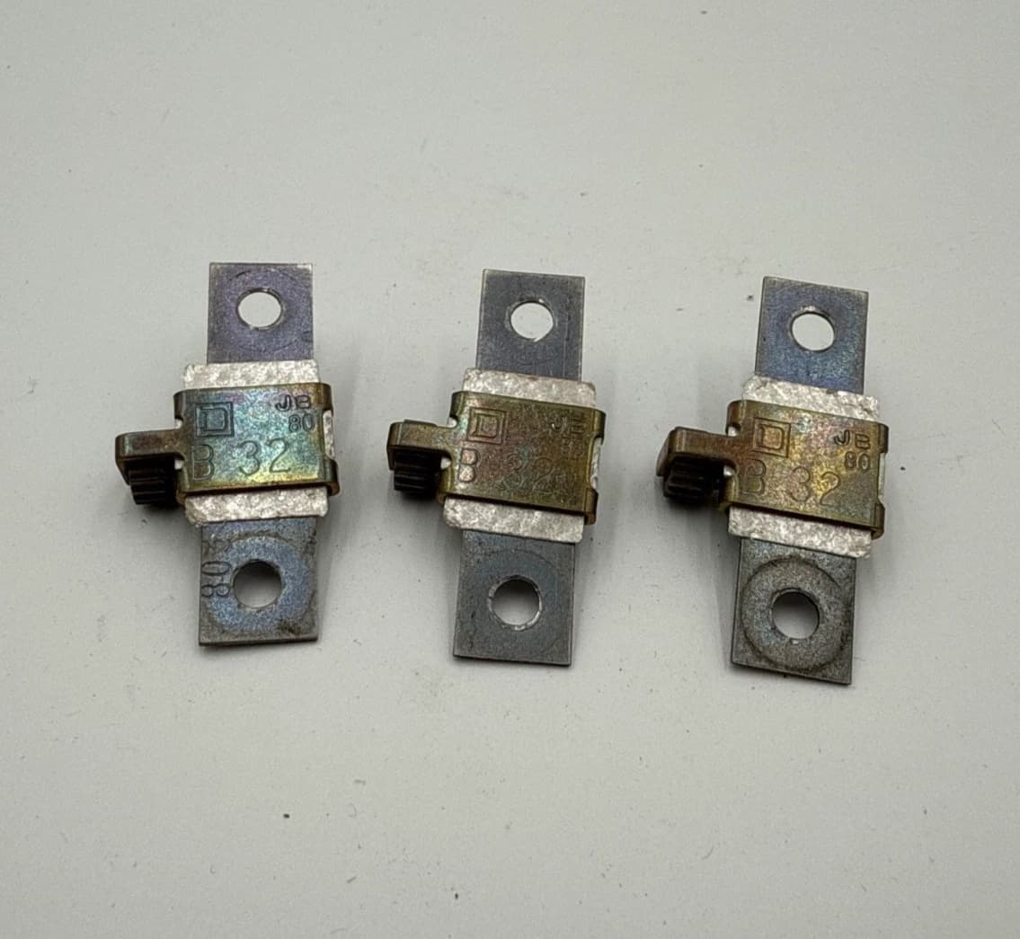 3PC Lot Square D B 32 Thermal Overload Relay Heater Unit B.32 36 to 39.9 Amp – image 1