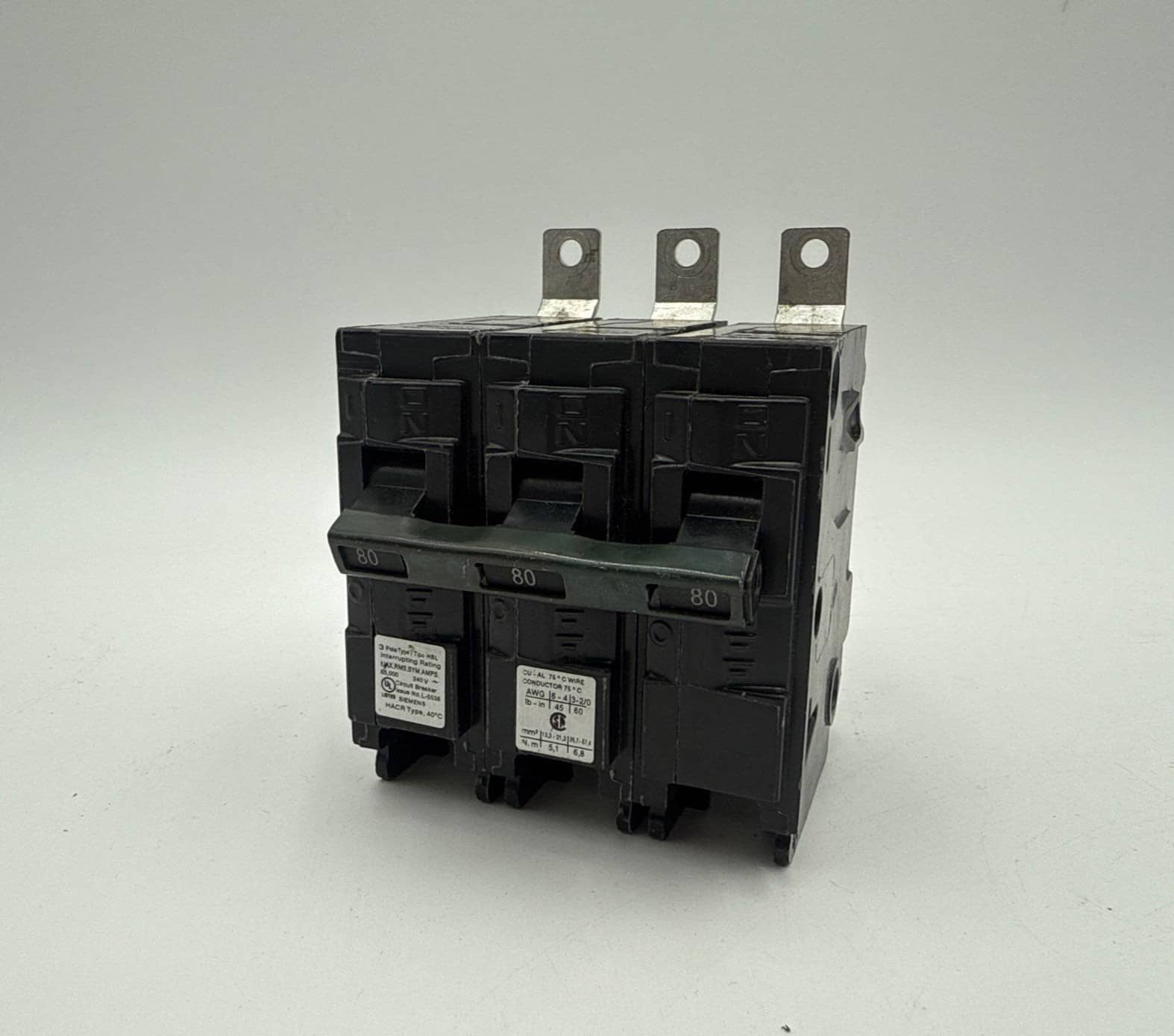 Siemens B380HH Circuit Breaker — image 1 of 6