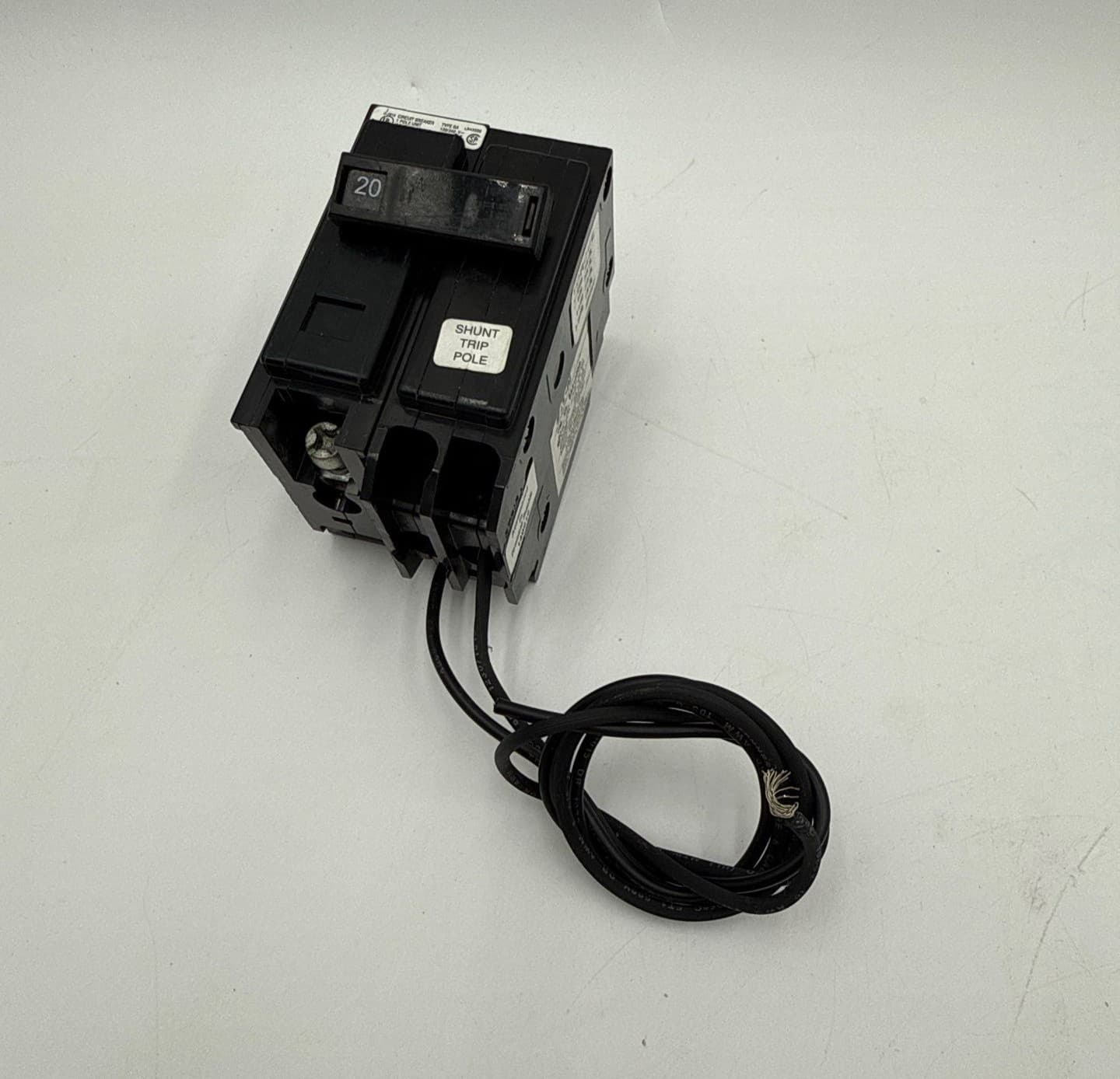 Eaton BAB1020S Circuit Breaker 20A 1P 120/240V BA Shunt Trip 20 Amp 1 Pole – image 1