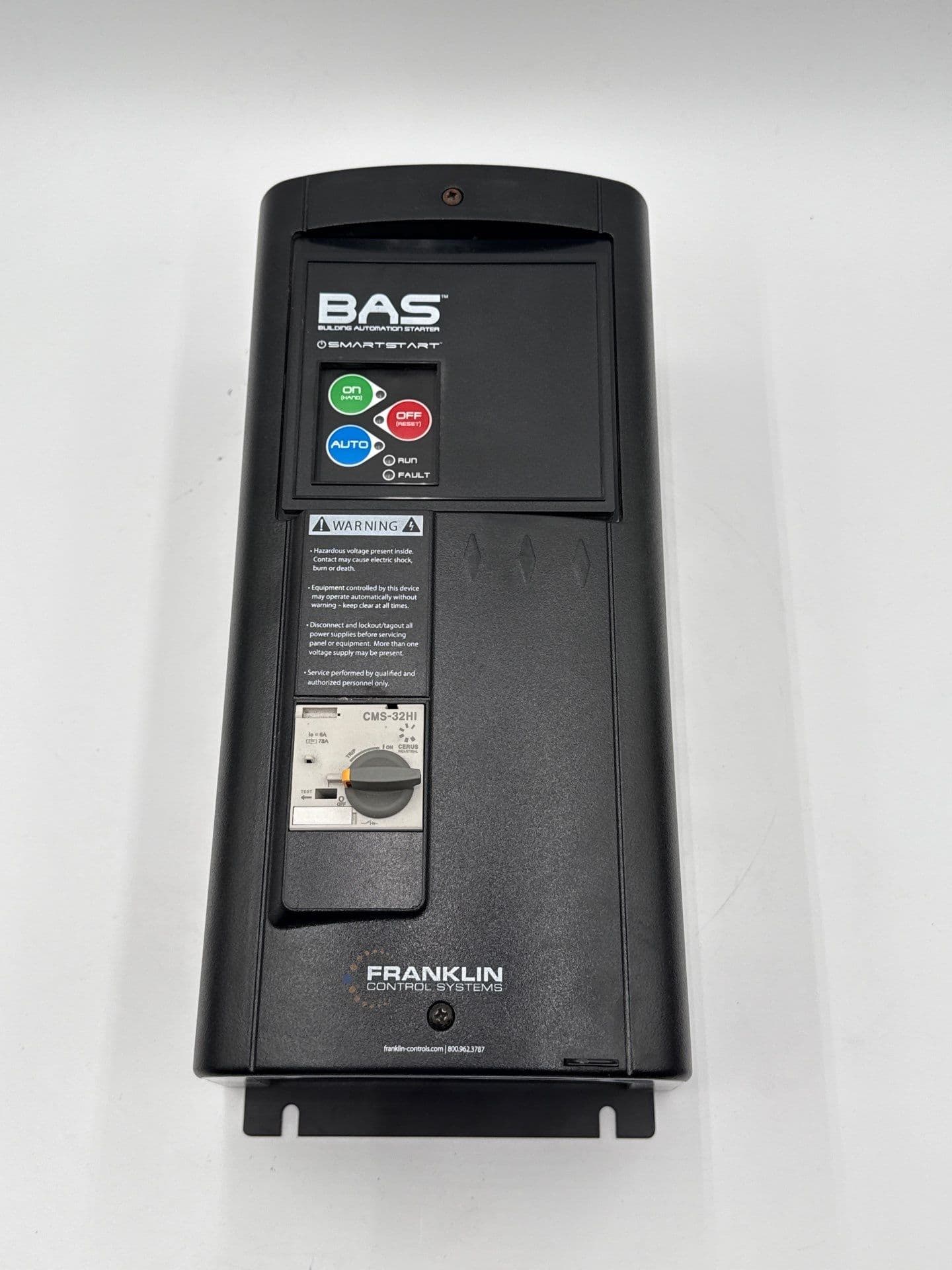 Franklin BAS1-9-P-G6-40 Motor Starter 200-600V Input 1-40A Adjustable Overload – image 1