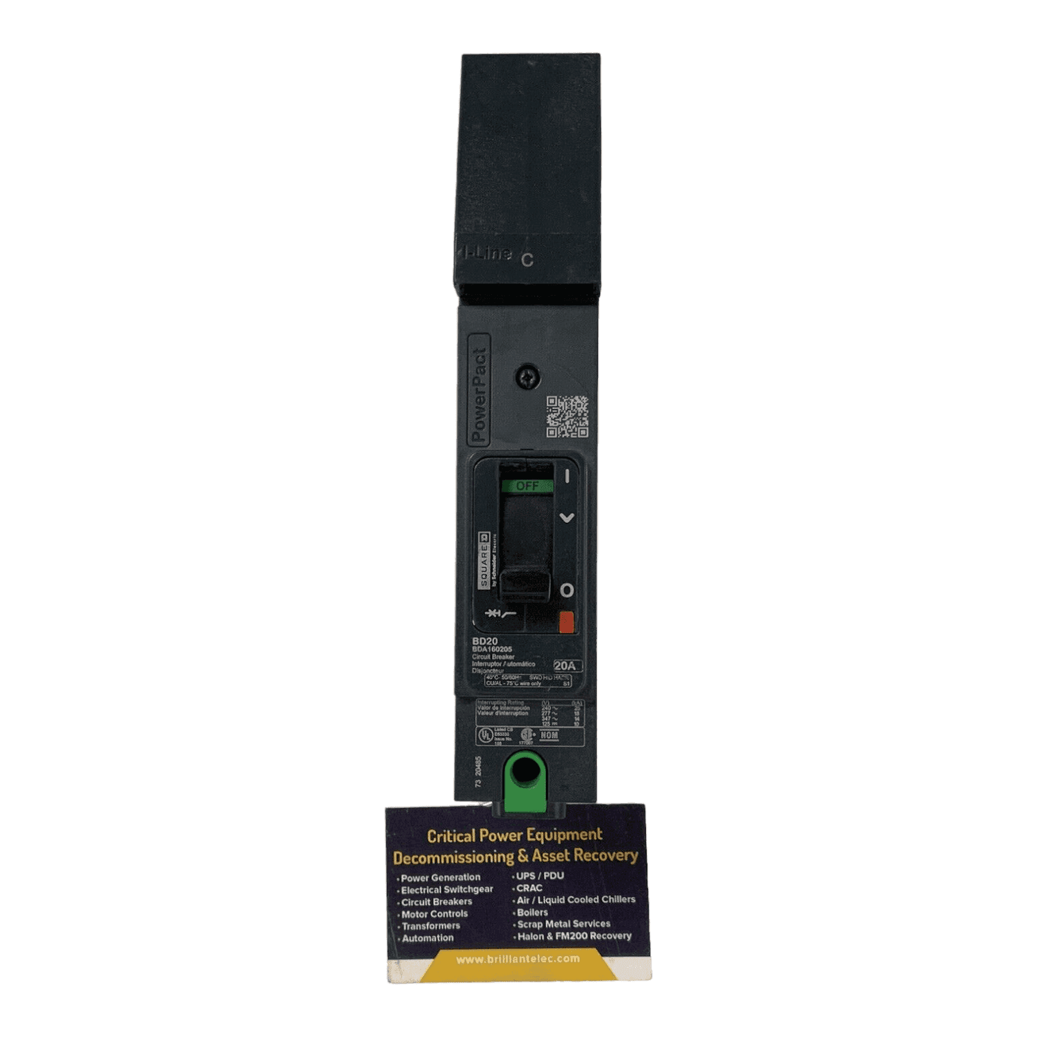 Square D BDA160205 Circuit Breaker — image 1 of 5