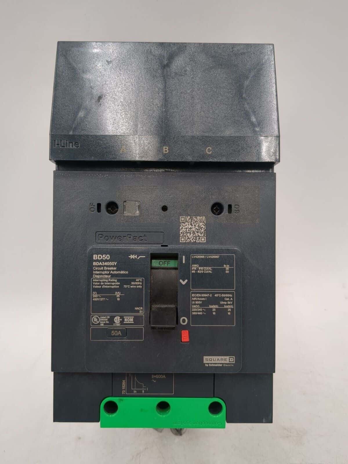 Square D BDA34050Y Circuit Breaker — image 1 of 7