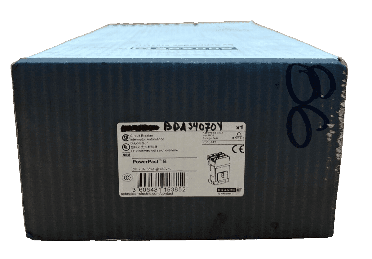 Square D BDA34070Y Circuit Breaker — image 1 of 9