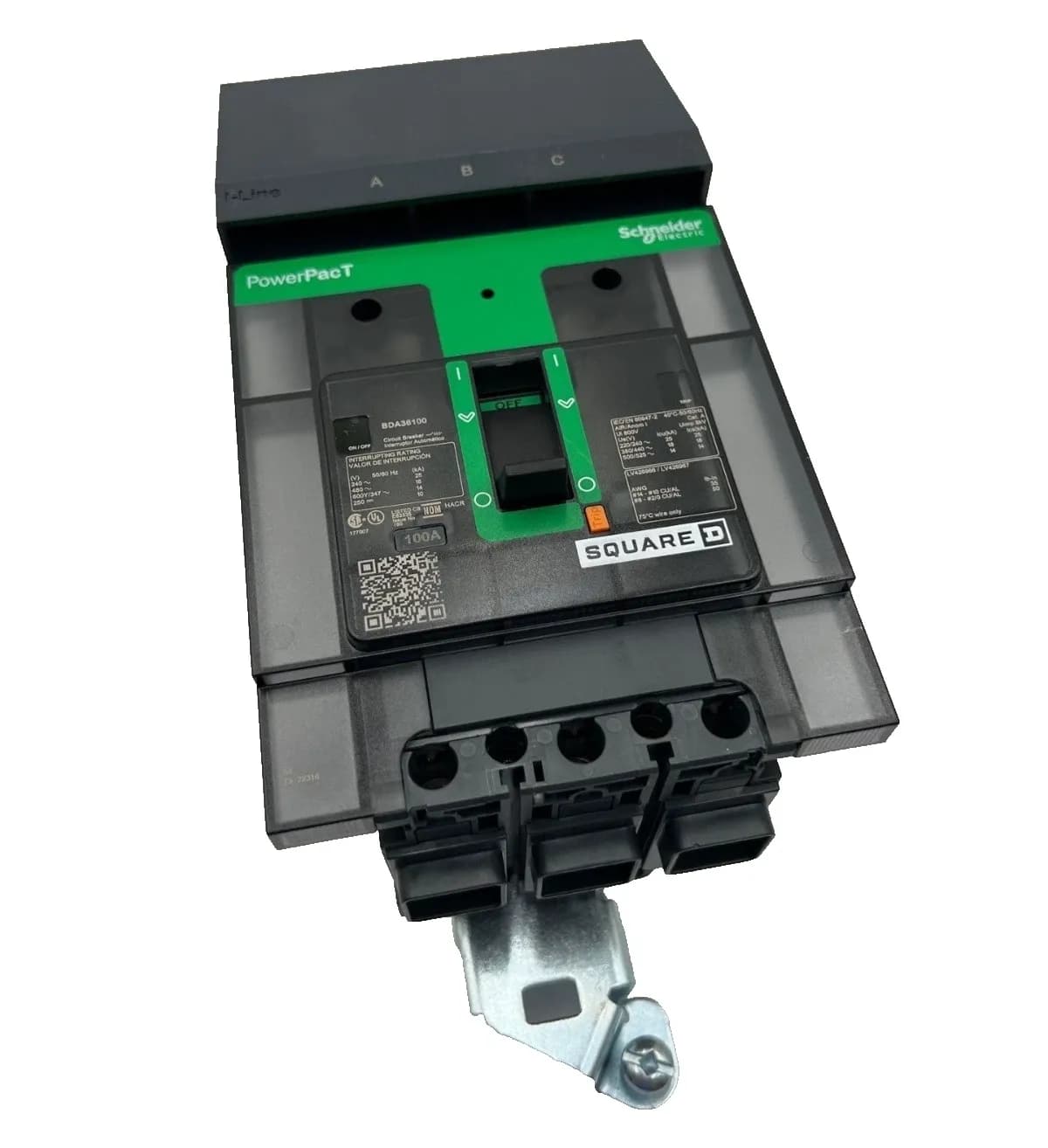 Square D BDA36100 Circuit Breaker — image 1 of 7