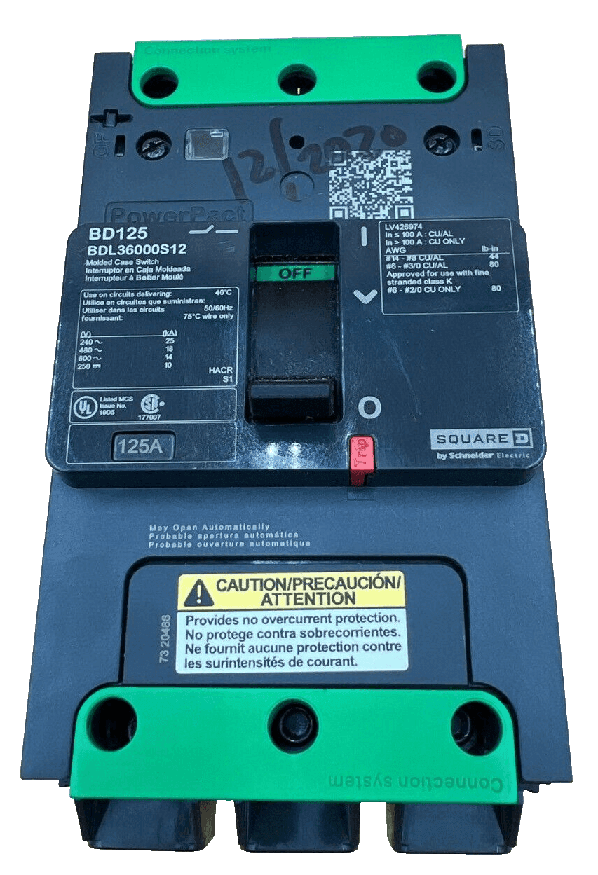 Square D BDL36000S12 Circuit Breaker — image 1 of 6