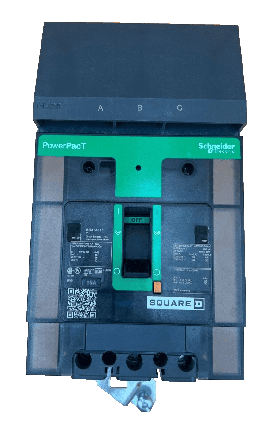 Square D BGA34015Y Circuit Breaker — image 1 of 7
