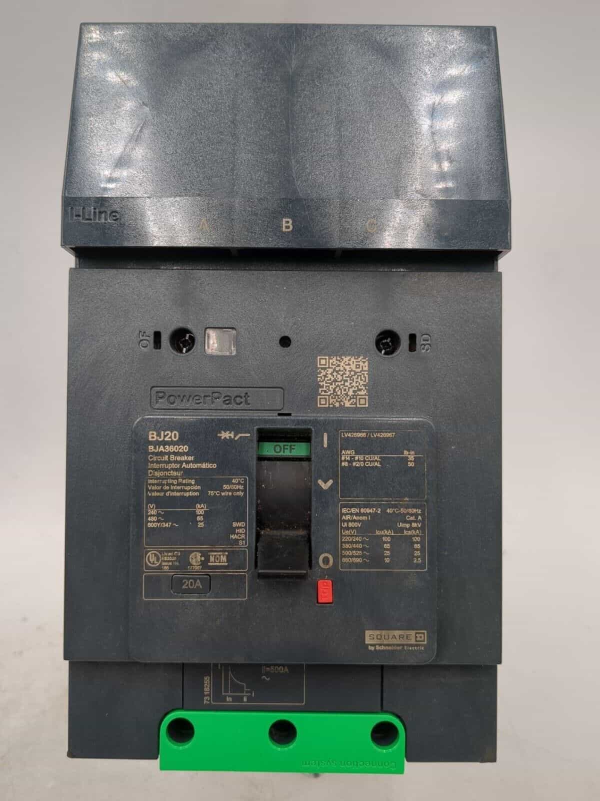 Square D BJA36020 Circuit Breaker — image 1 of 9