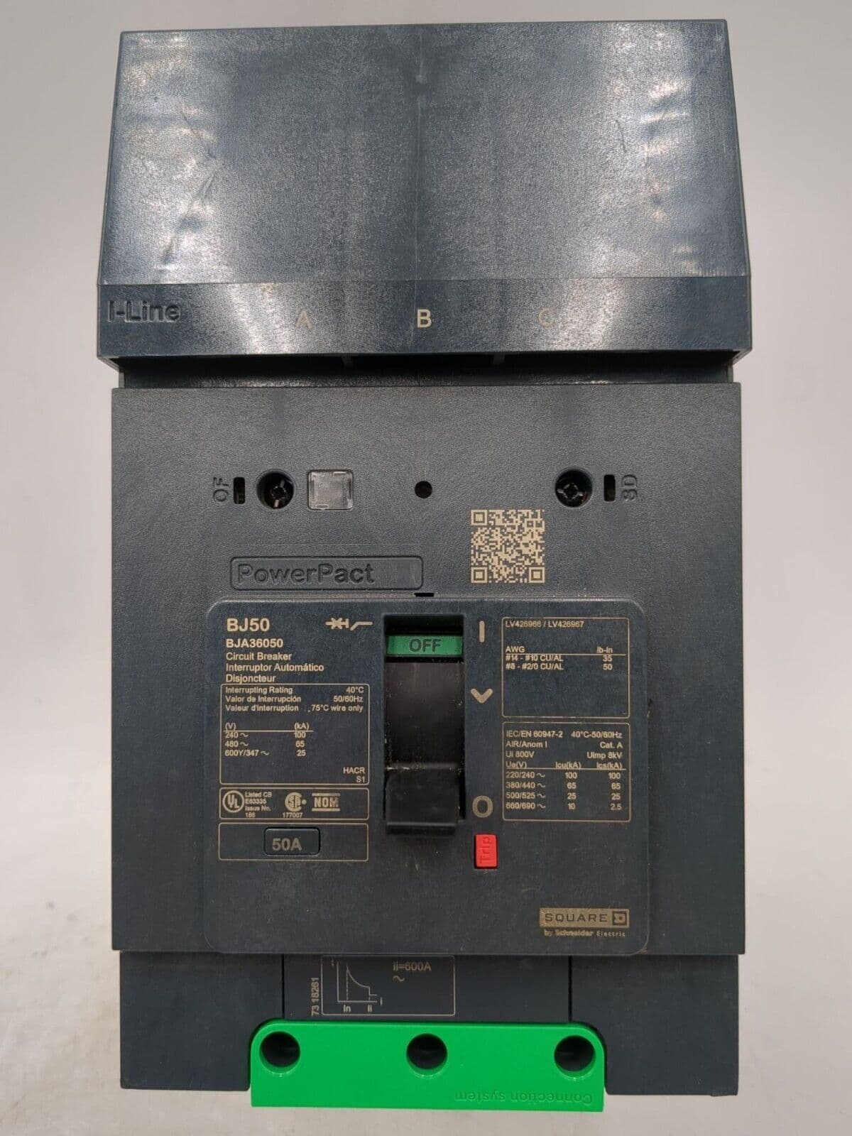 Square D BJA36050 Circuit Breaker — image 1 of 10