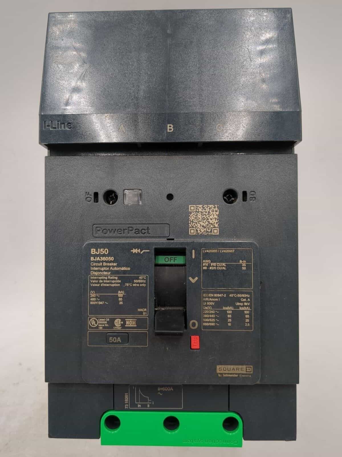 Square D BJA36050 Circuit Breaker — image 1 of 10