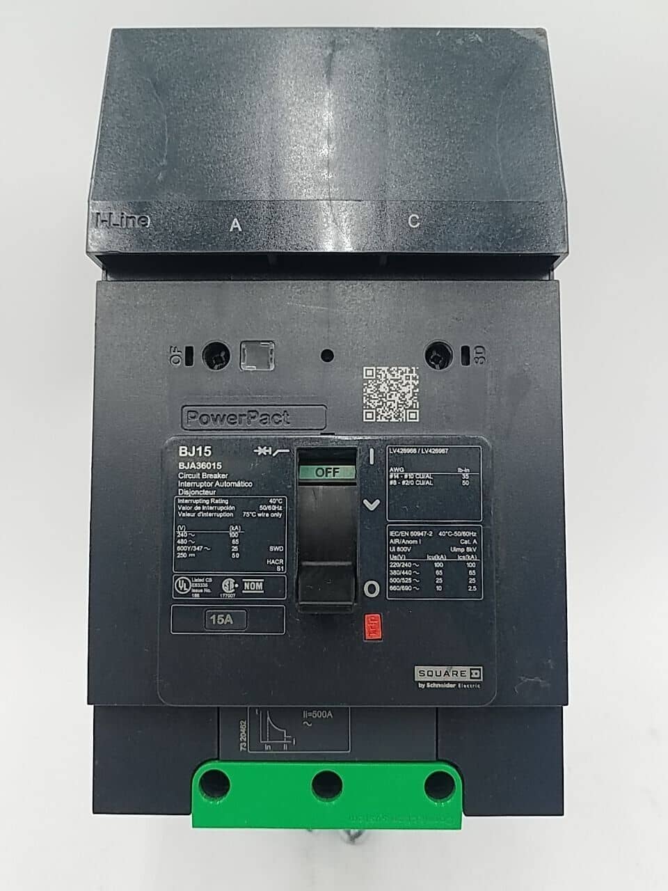 Square D BJA36015 Circuit Breaker — image 1 of 7