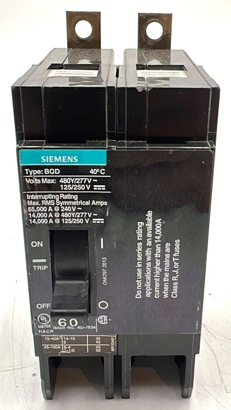 Siemens BQD260 Circuit Breaker — image 1 of 6
