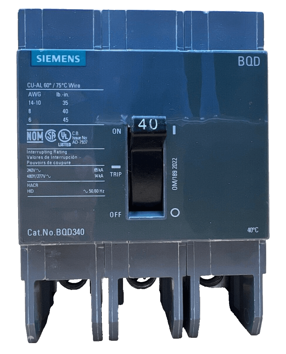 Siemens BQD340BP Circuit Breaker — image 1 of 6
