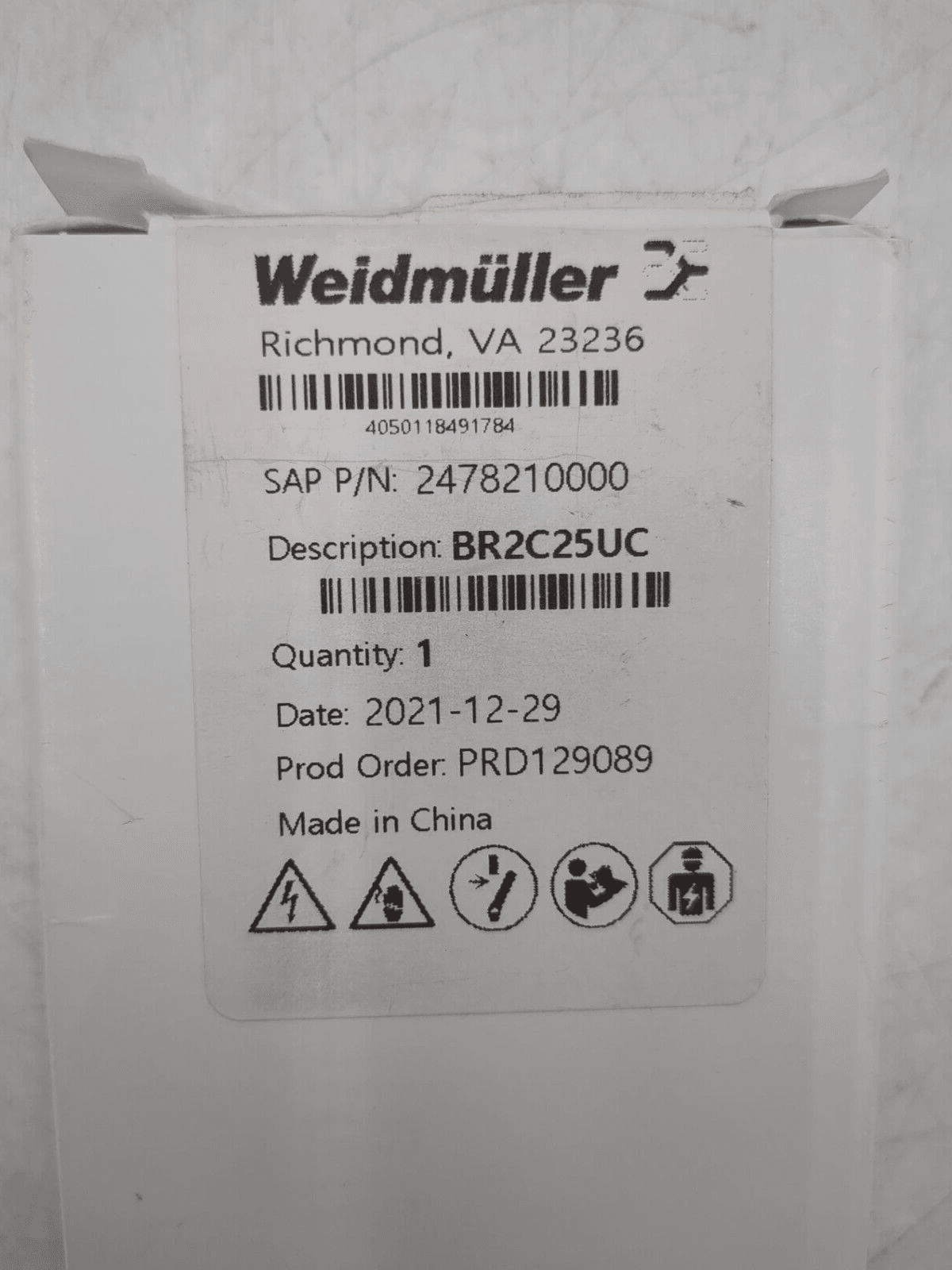 WEIDMULLER BR2C25UC – image 1