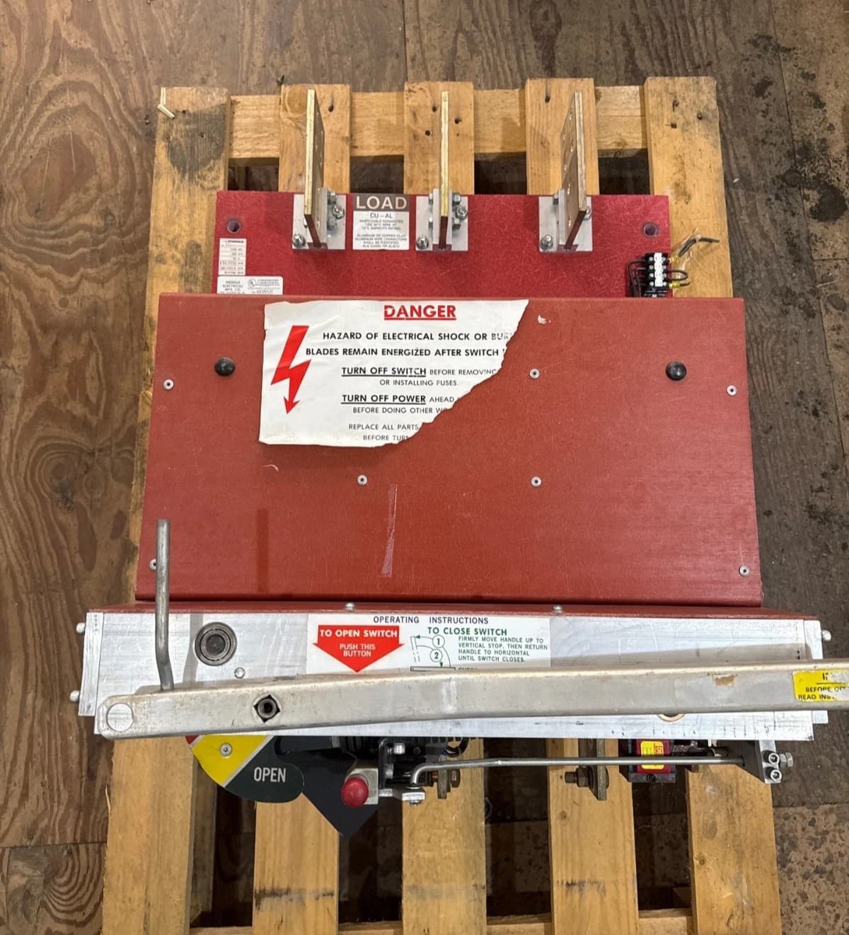 Pringle CBC-1233-B Bolted Pressure Switch 1200A 480V 3P 60Hz 1200 Amp 3 Pole – image 1