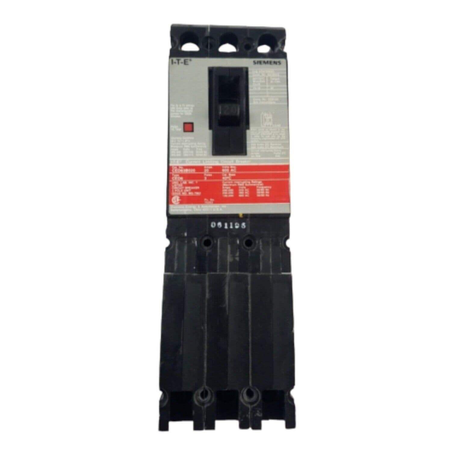 Siemens CED63B020 Circuit Breaker — image 1 of 7