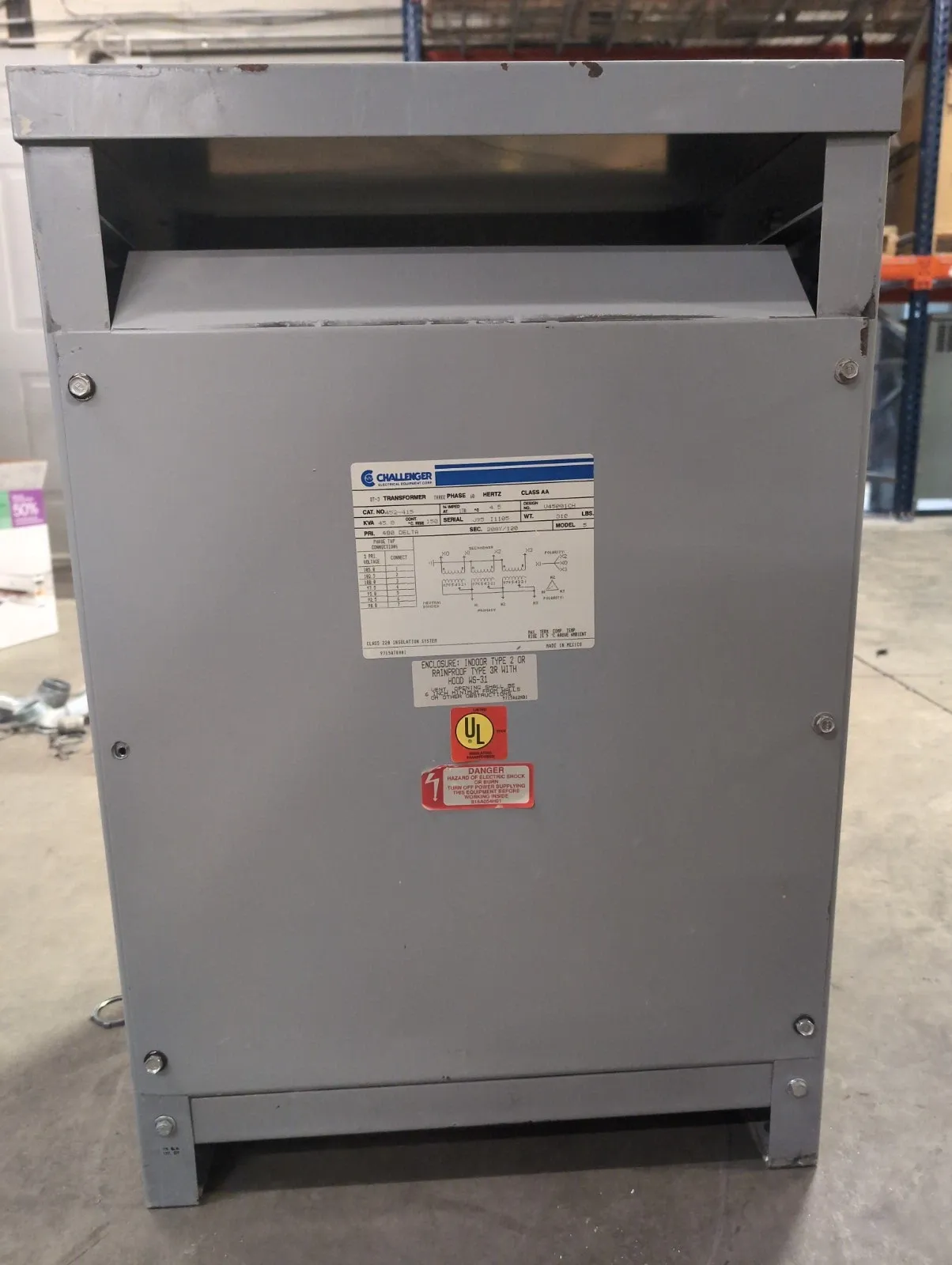 Challenger 452415 Dry Type Transformers — image 1 of 6